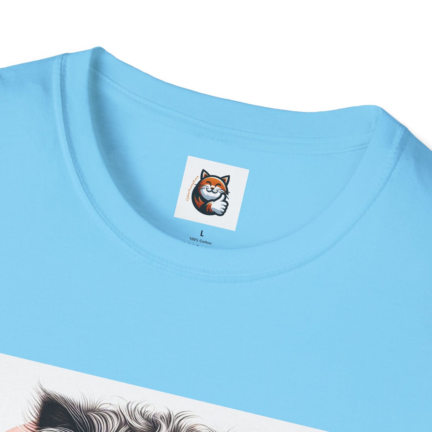 Selkirk Rex Cat T-Shirt fluffy surfer girl
