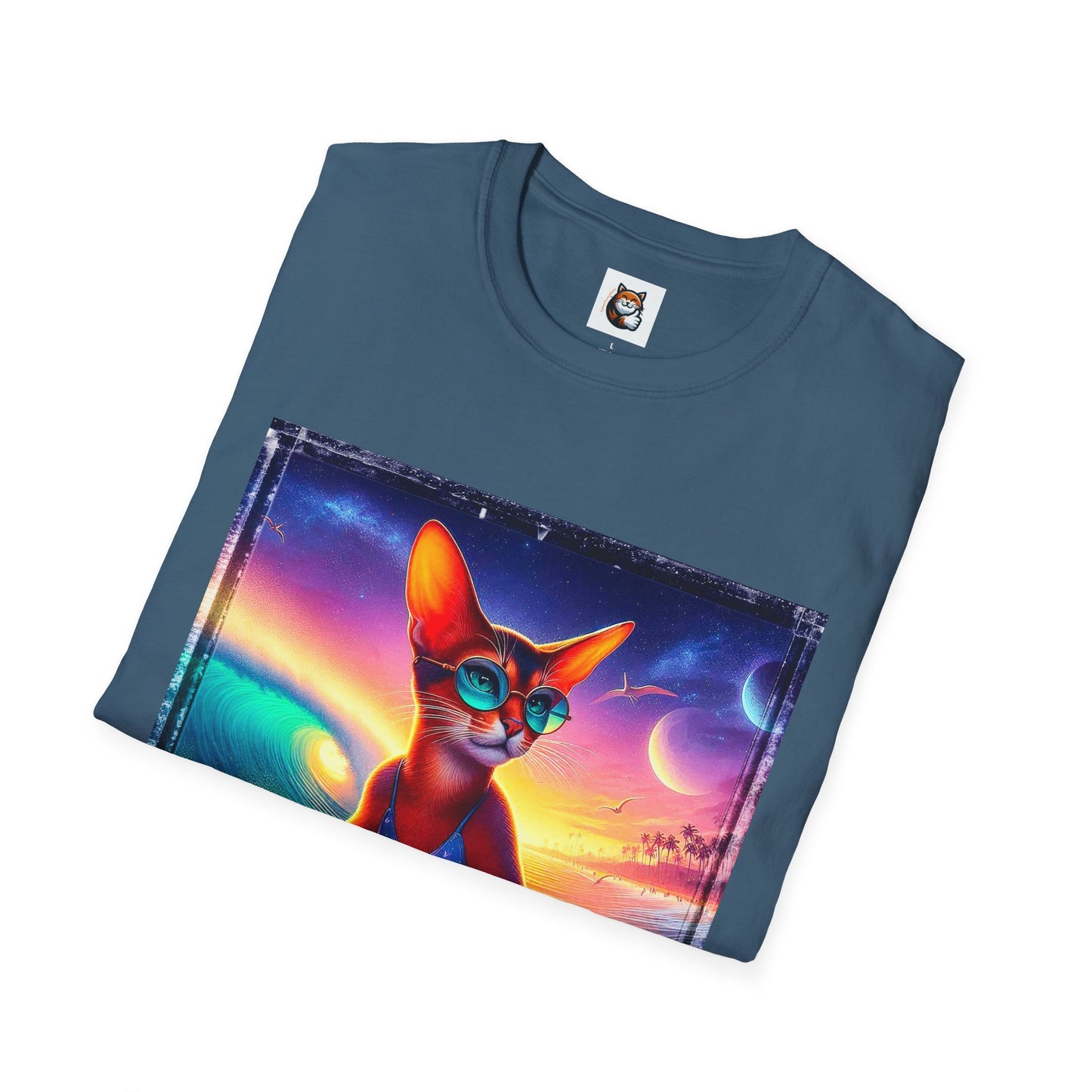 Abyssinian surfer Softstyle T-Shirt