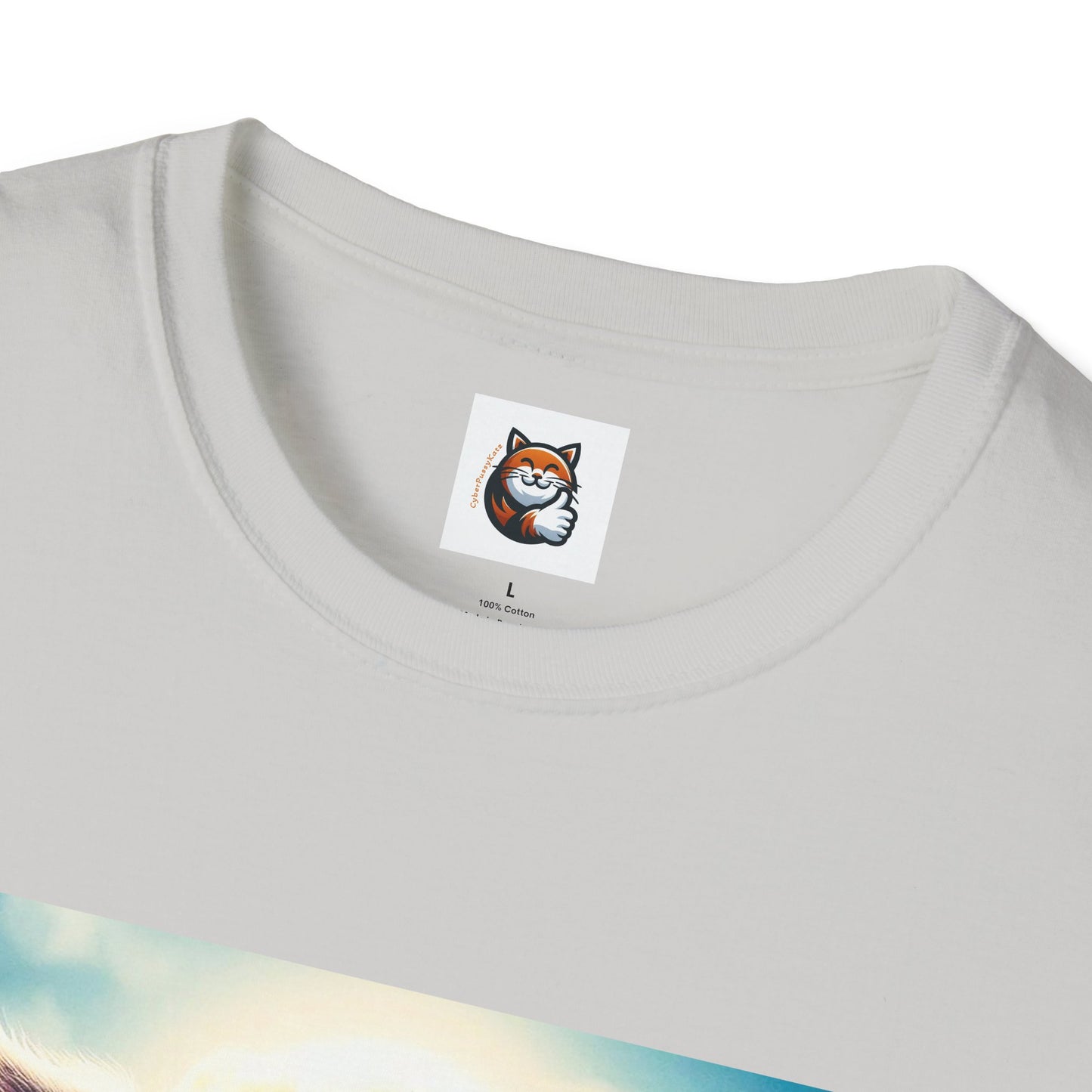Selkirk Rex Cat T-Shirt  beach day