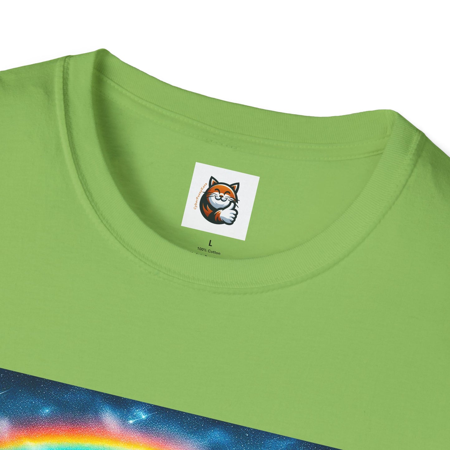Selkirk Rex Cat T-Shirt  rainbow bridge