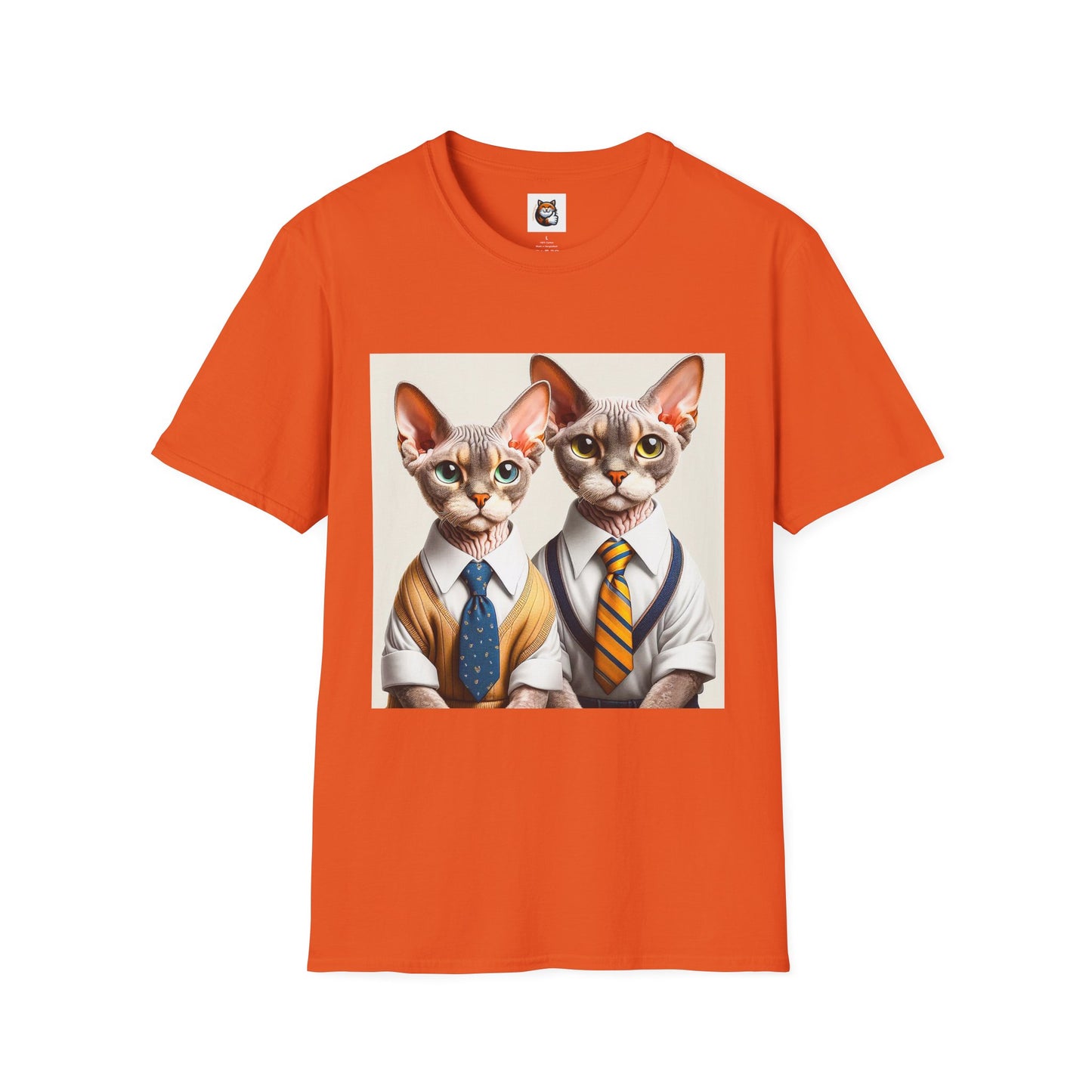 Devon Rex Cat suits Softstyle T-Shirt