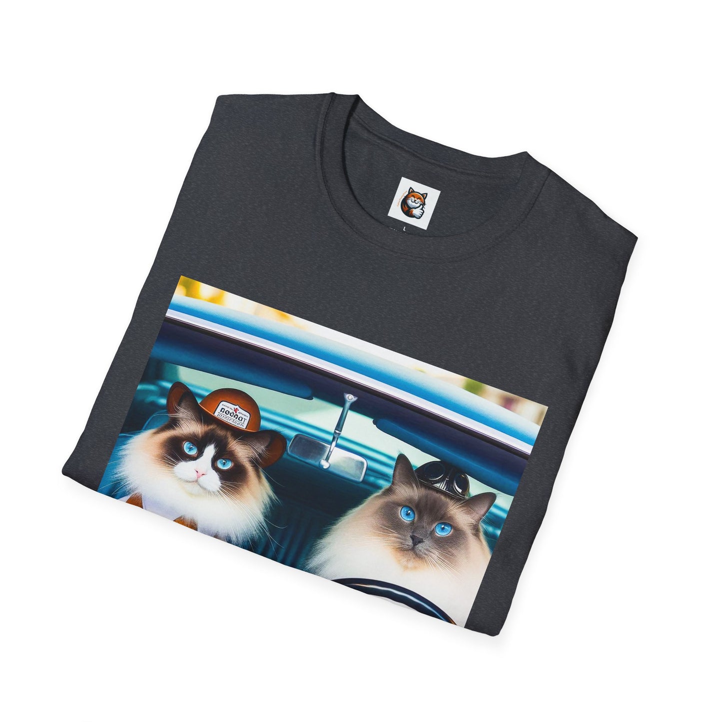 Wacky Ragdoll fun couple driving T-Shirt