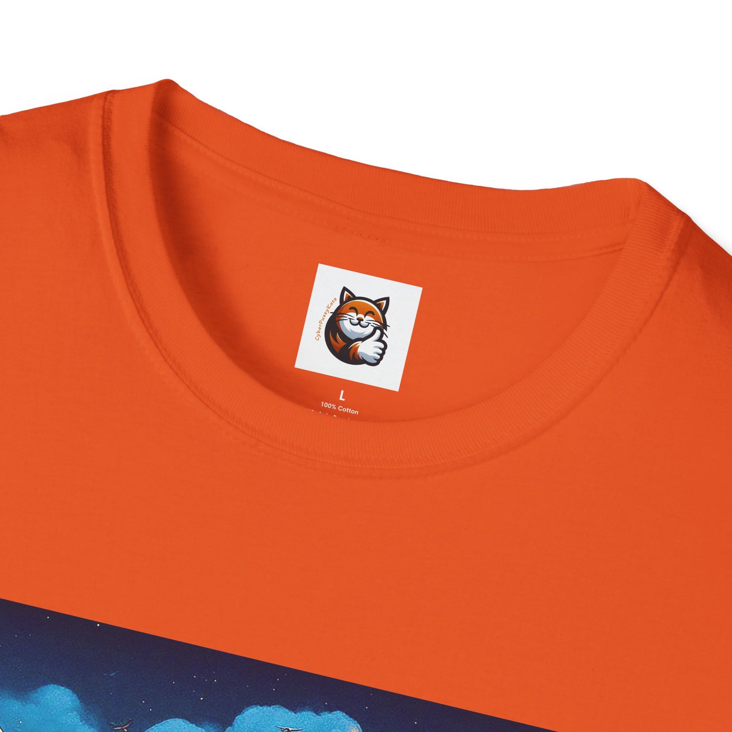 Wacky Russian Blue Cat cute couple driving  T-Shirt
