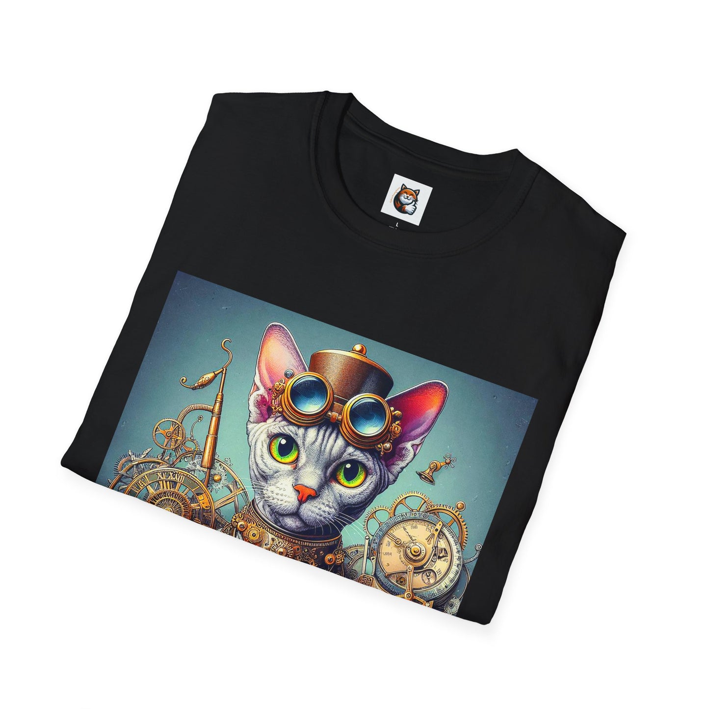 Devon Rex Cat Unisex Softstyle T-Shirt