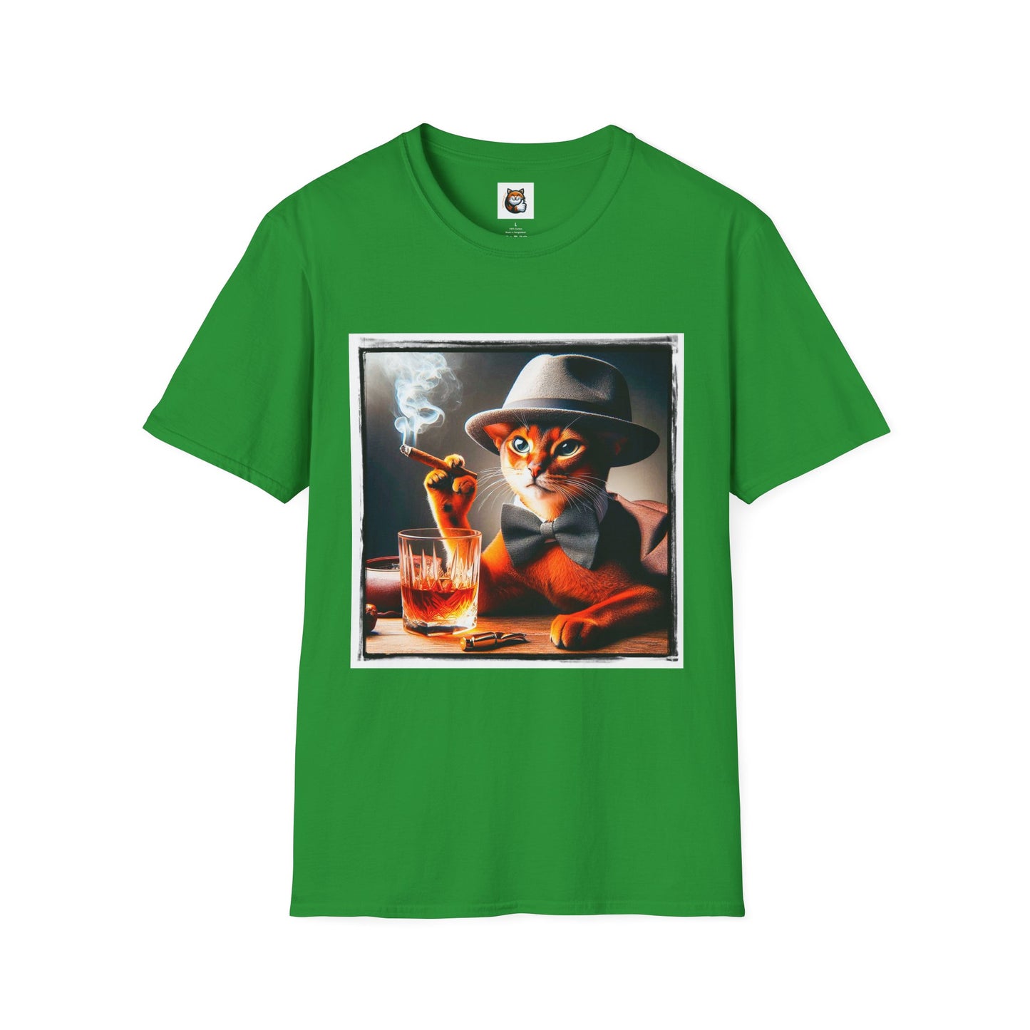 Abyssinian cigar smoking Softstyle T-Shirt