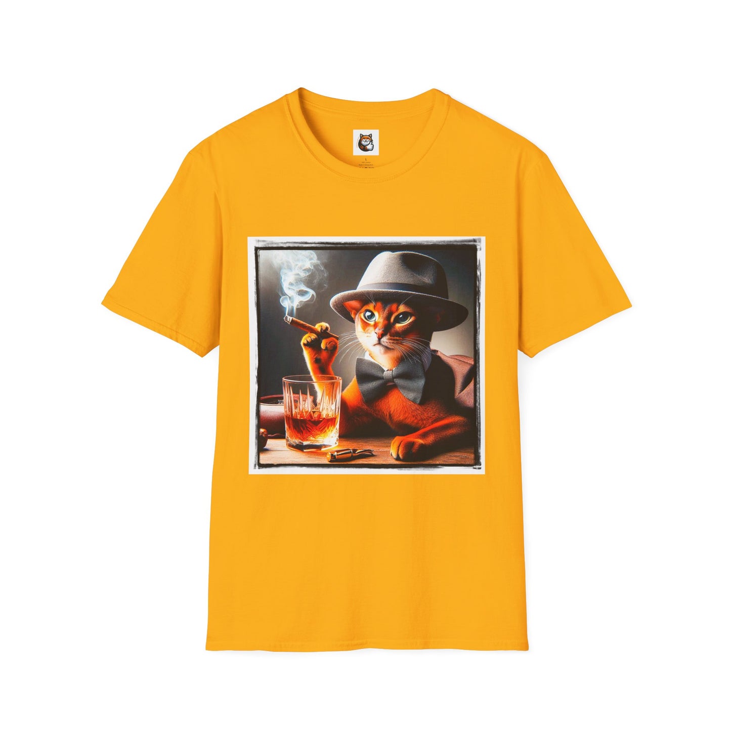 Abyssinian cigar smoking Softstyle T-Shirt