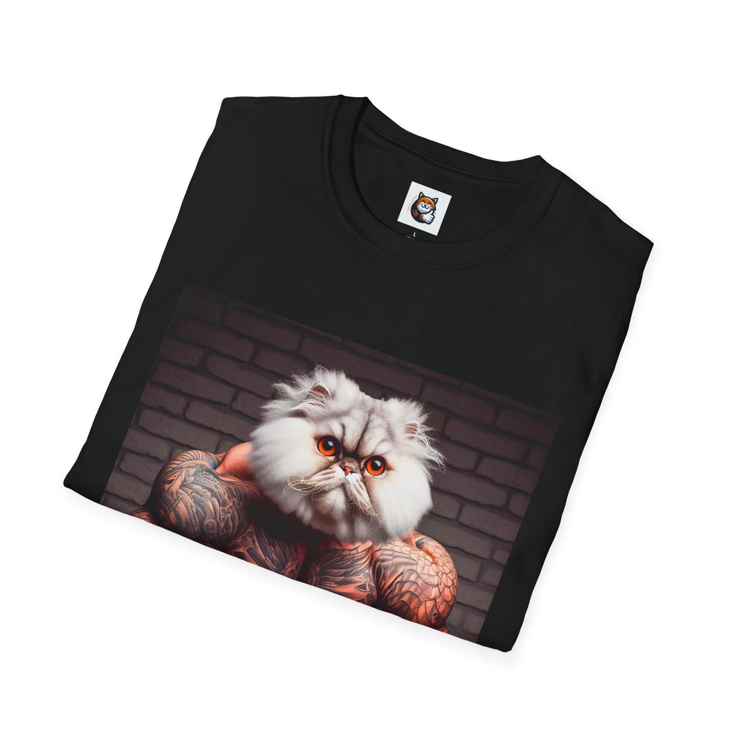 Selkirk Rex Cat T-Shirt arms