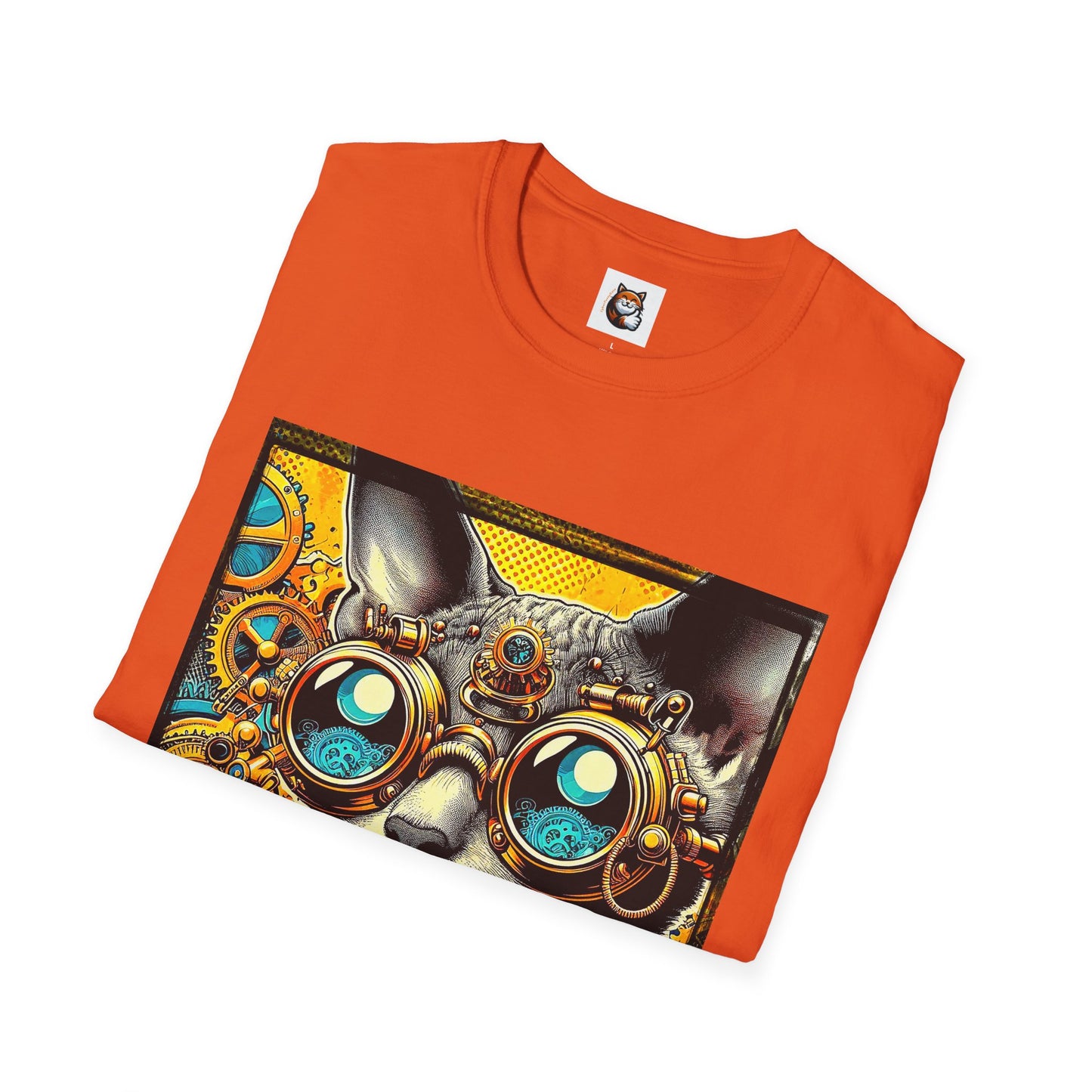 Cornish Rex Cat steam punk  T-Shirt