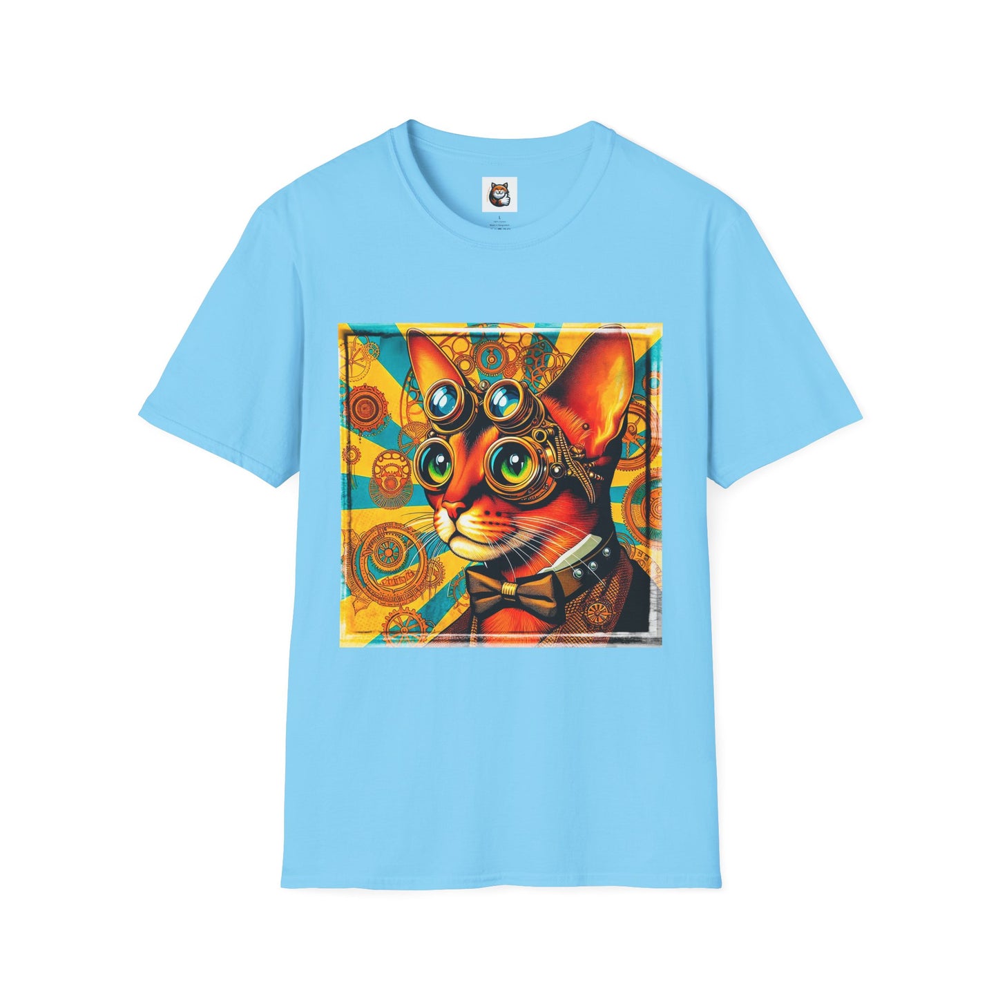 Abyssinian Unisex  steam punk Softstyle T-Shirt