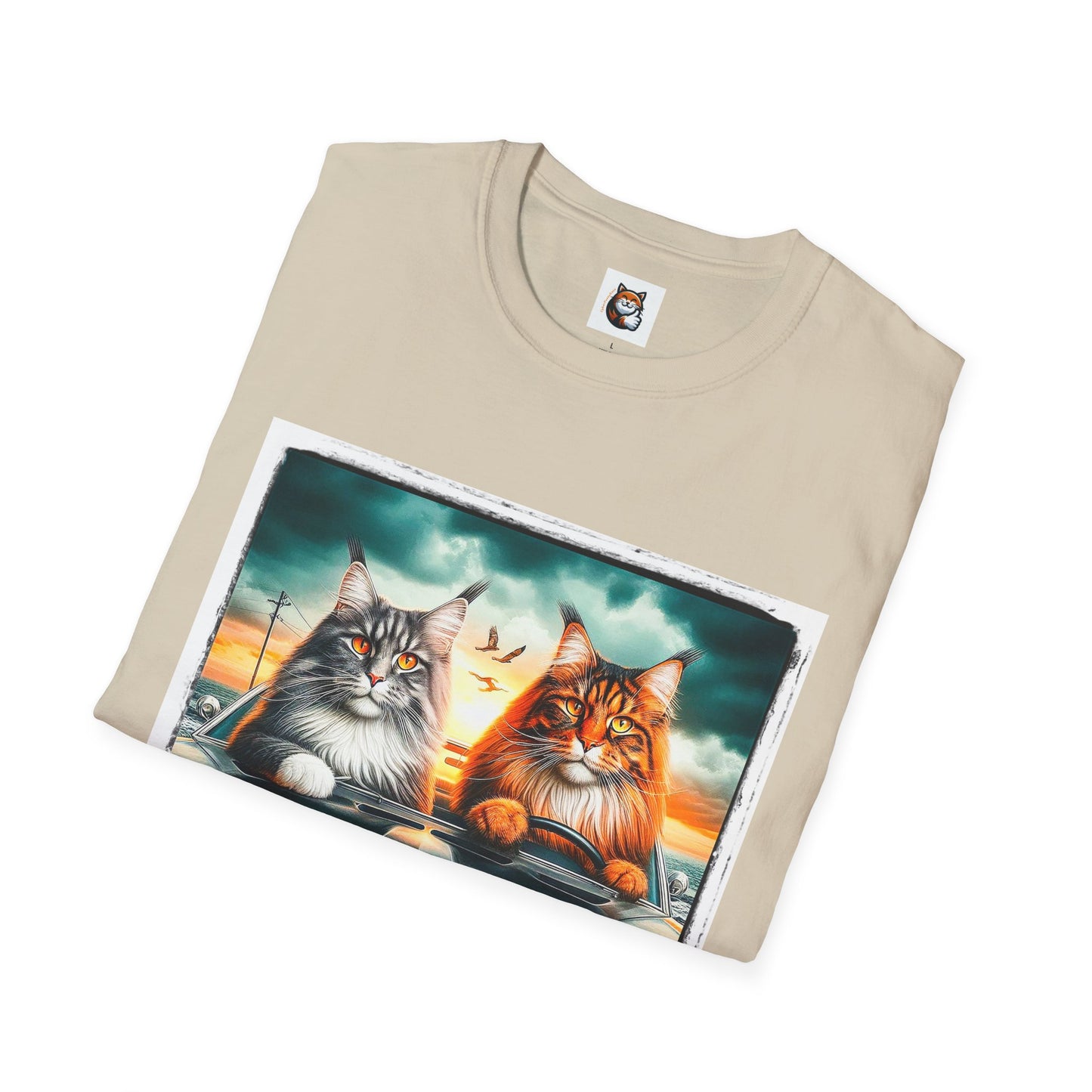 Wacky Maine Coon Unisex Softstyle T-Shirt