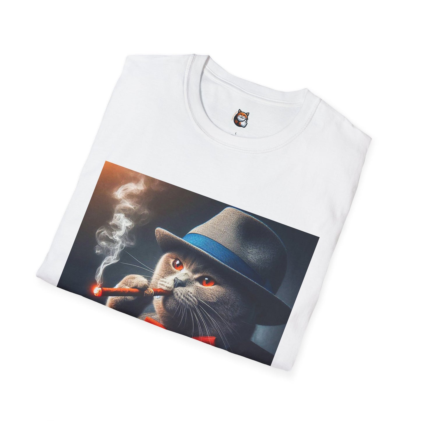 Russian Blue Cat whiskey drinking  T-Shirt