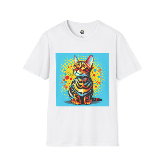 Bengal Unisex spots anf stripes  colors Softstyle T-Shirt