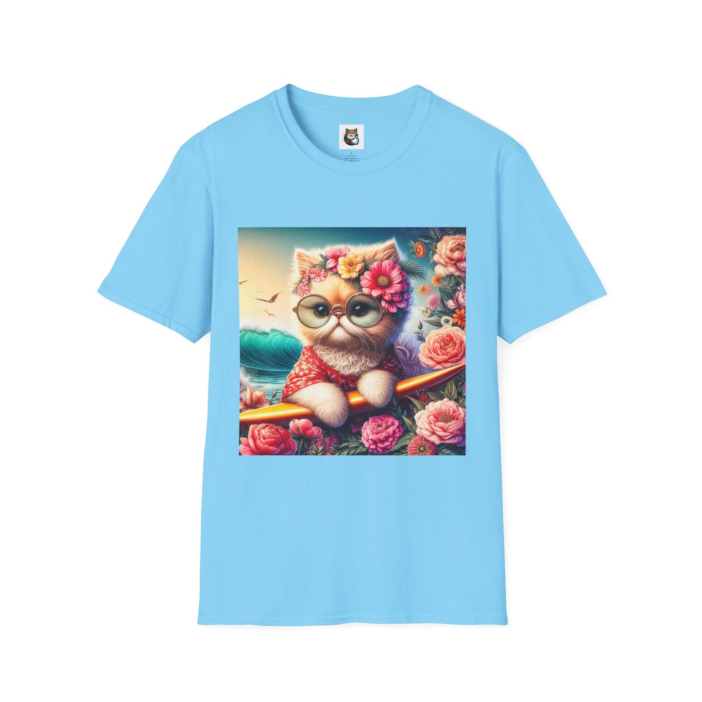 Selkirk Rex Cat T-Shirt beach babe