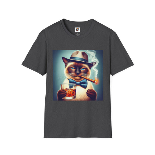 Siamese Cat smoking shirt