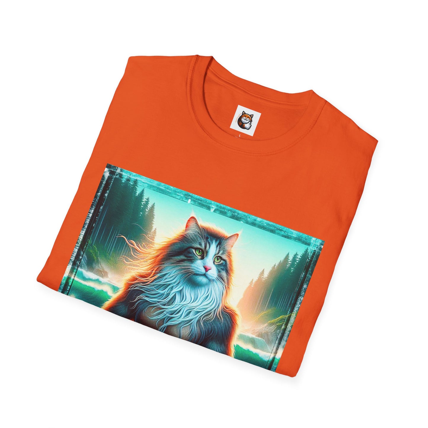 Norwegian Forest Cat Unisex Softstyle T-Shirt