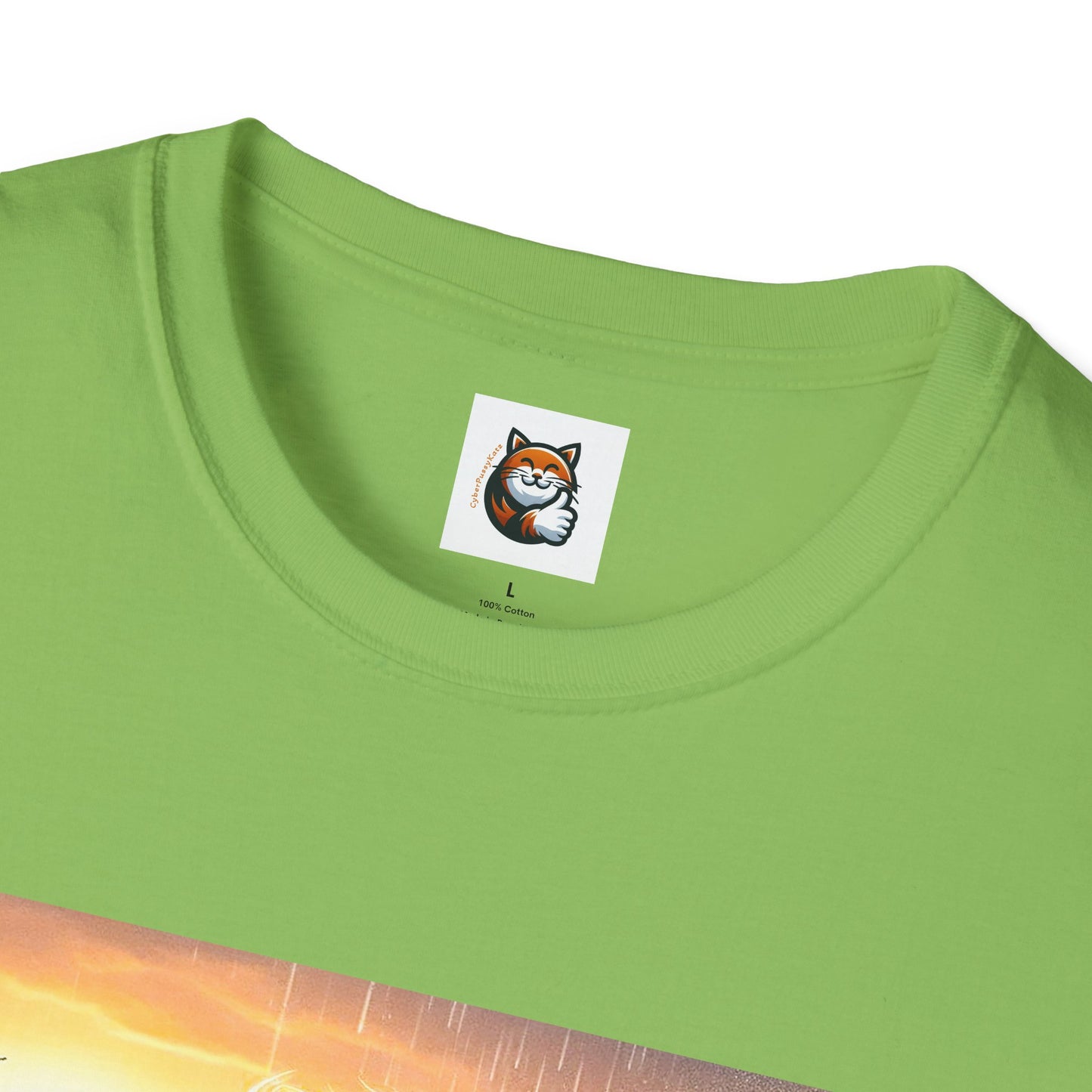 Selkirk Rex Cat T-Shirt -handsome surfer