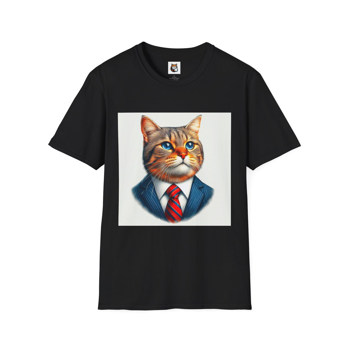 Domestic Cat Unisex Softstyle T-Shirt