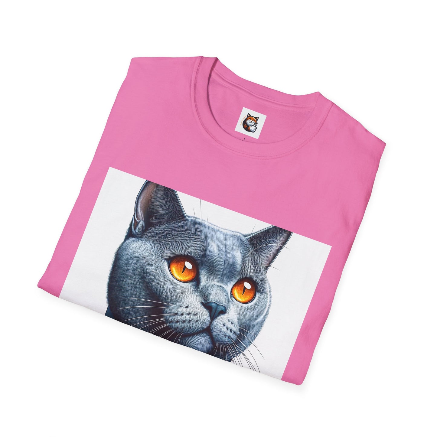 Russian Blue Cat suit and tie  T-Shirt