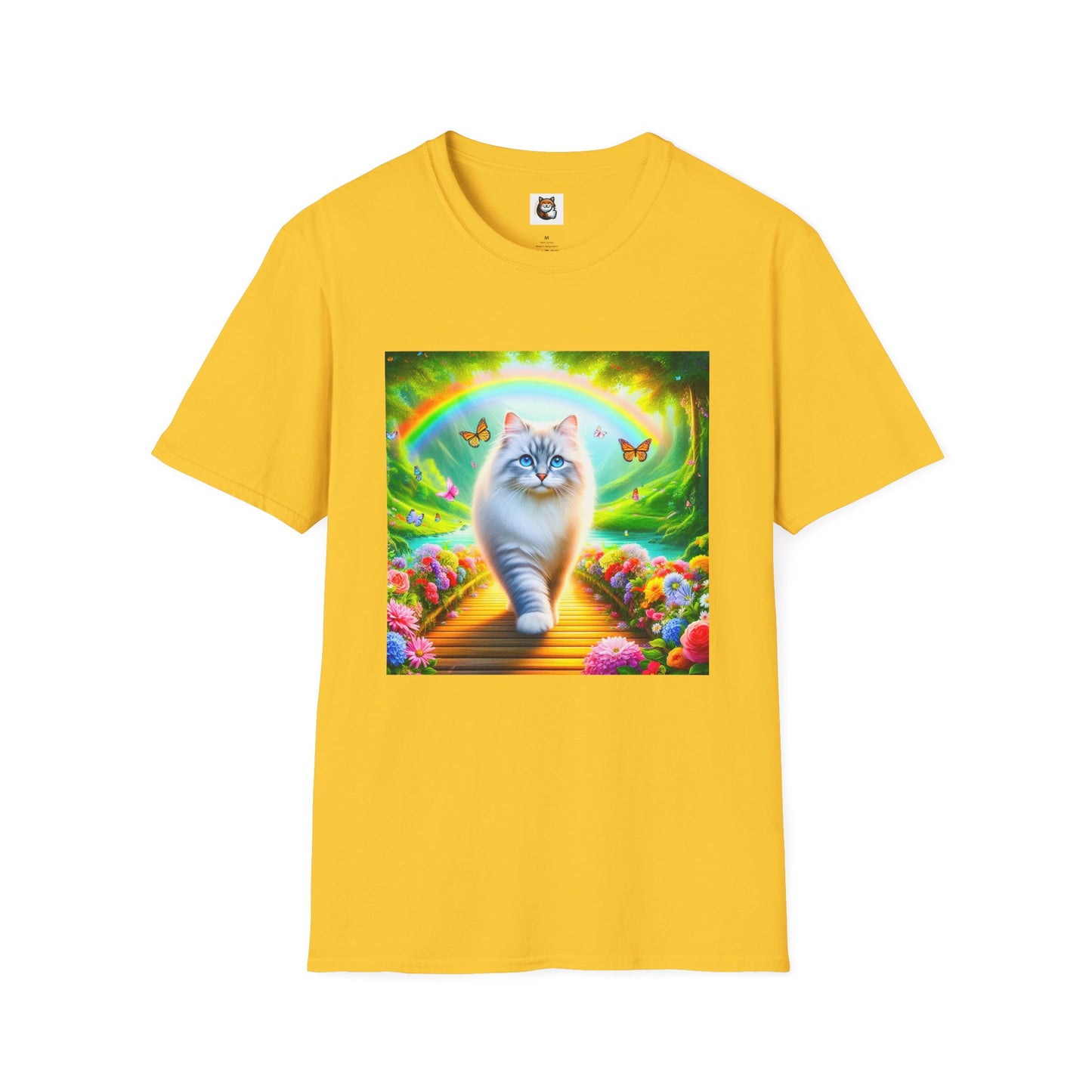 Siberian Cat pretty garden shirt