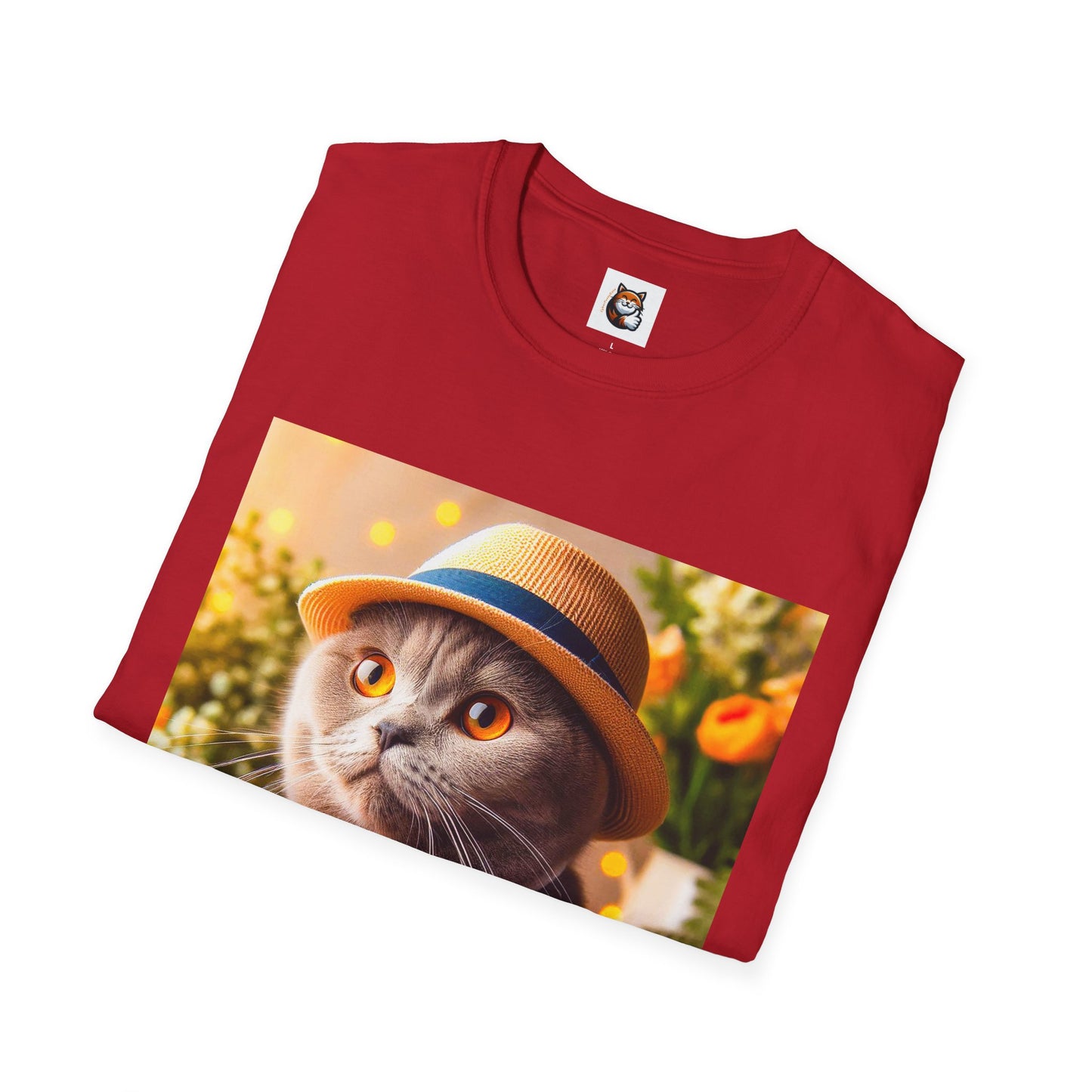 Scottish Fold Cat top hat T-Shirt