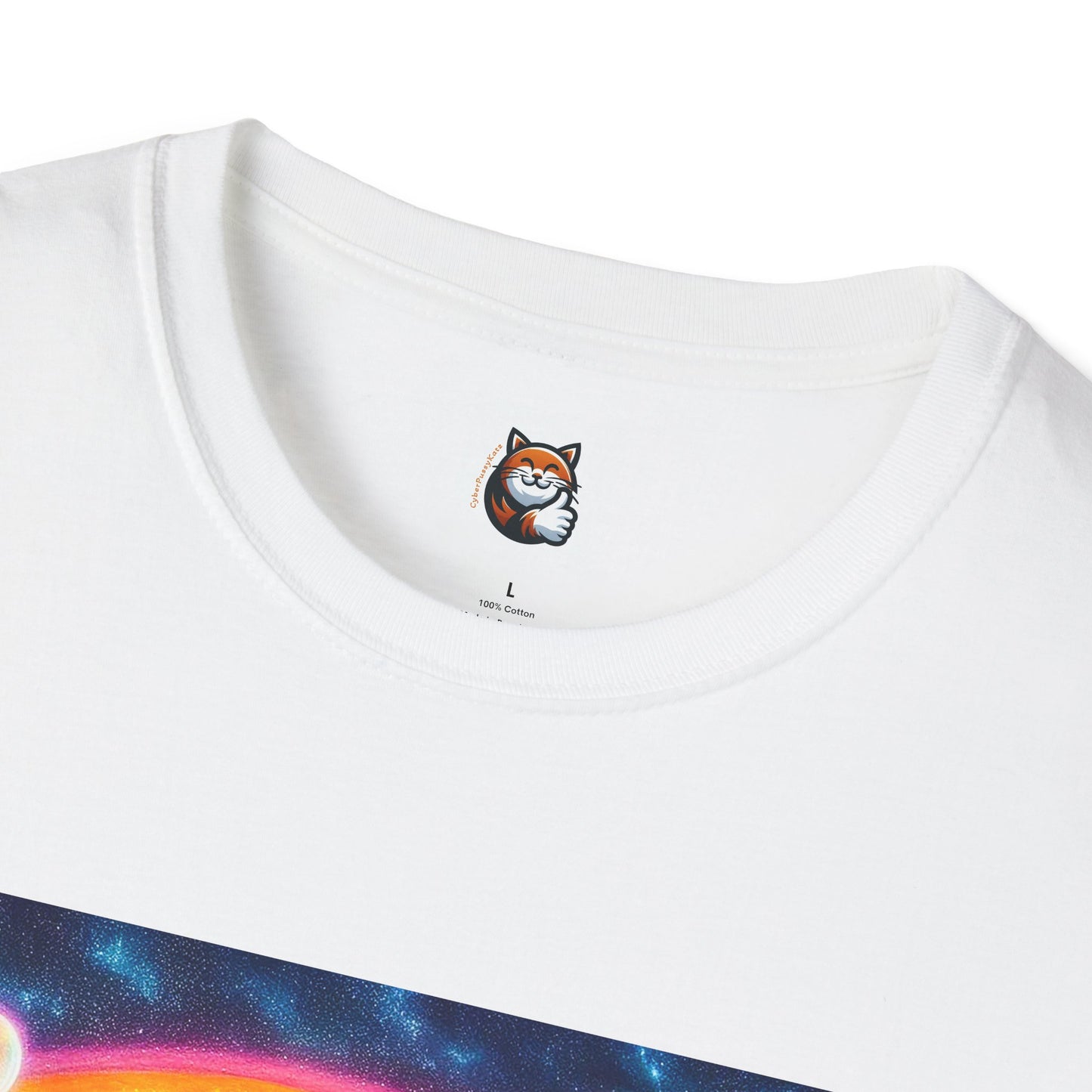 Scottish Fold Cat pretty rainbow  T-Shirt