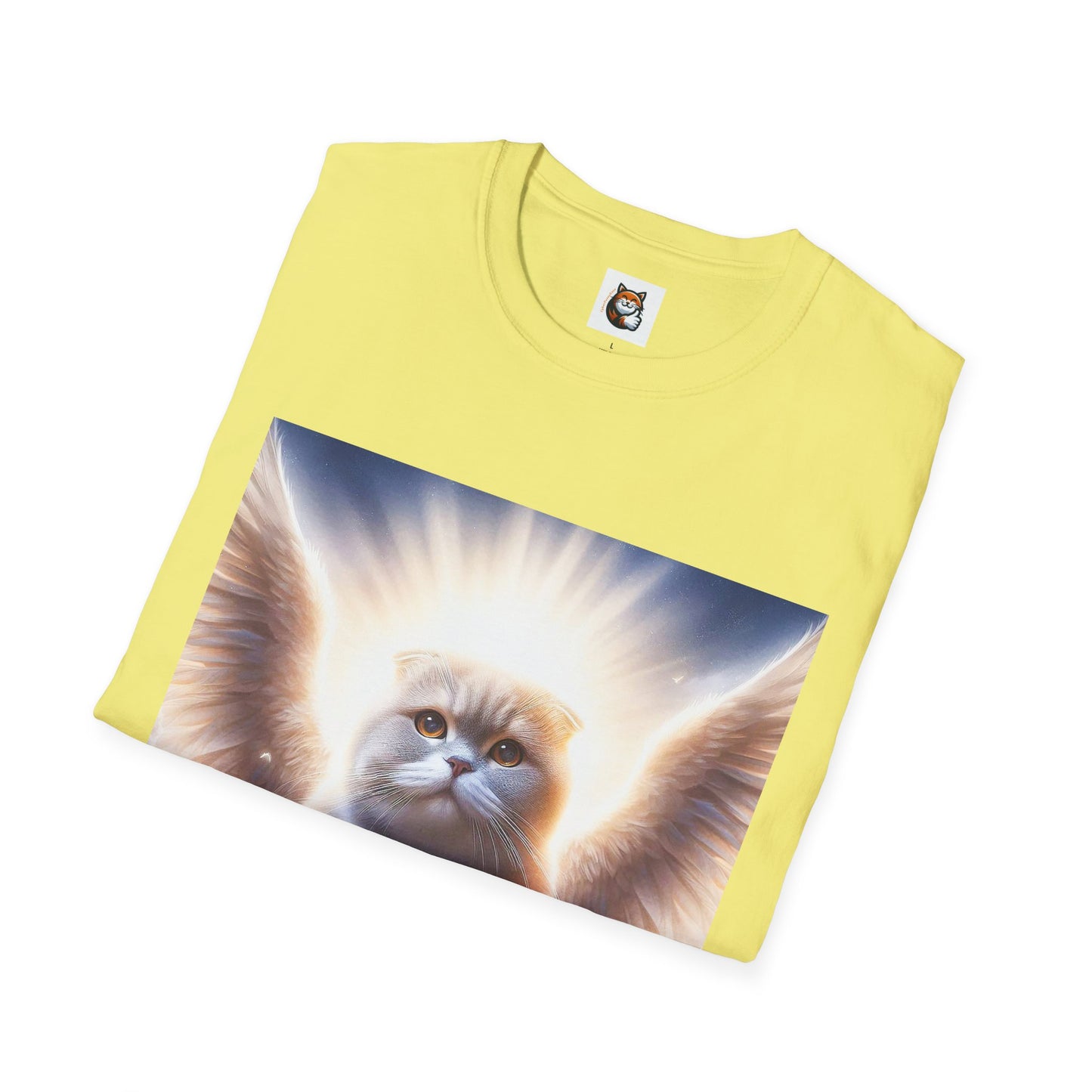 Scottish Fold Cat pretty Angel   T-Shirt