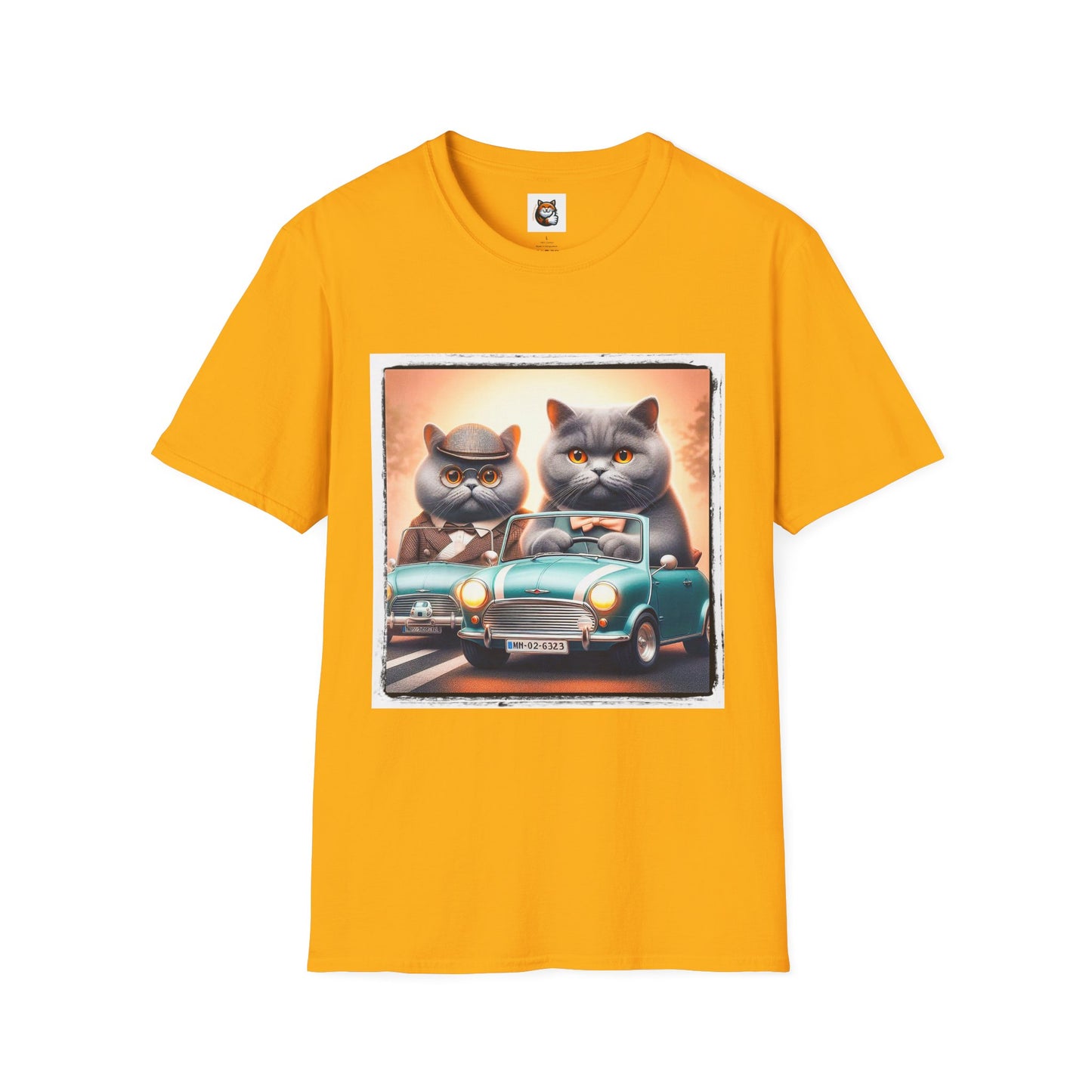 Wacky British Shorthair Unisex Softstyle T-Shirt