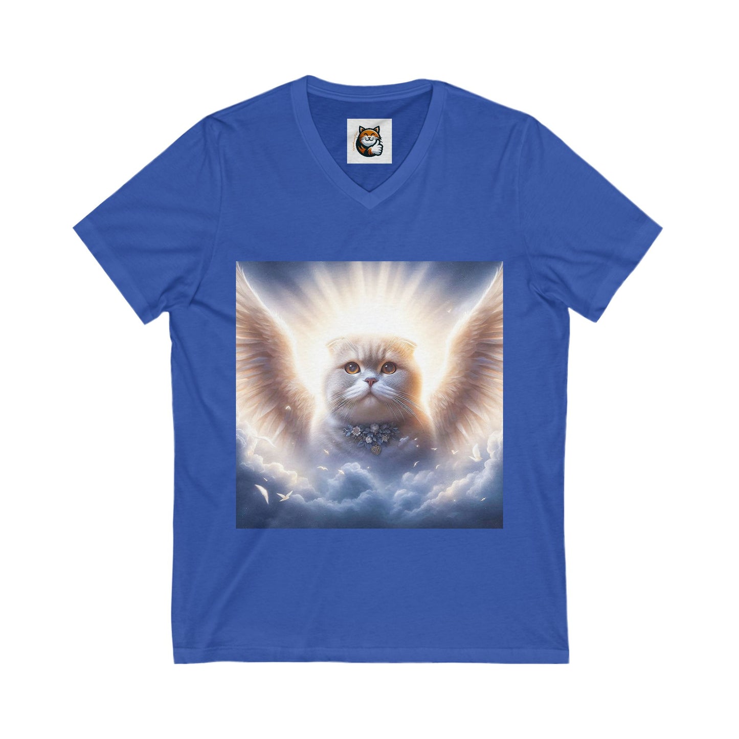 Scottish Fold Cat pretty heavenly Angel tee