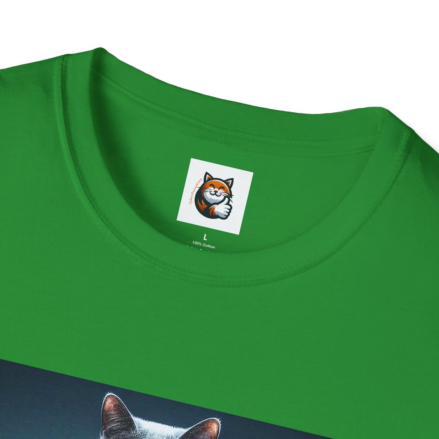 Russian Blue Cat Unisex Softstyle T-Shirt