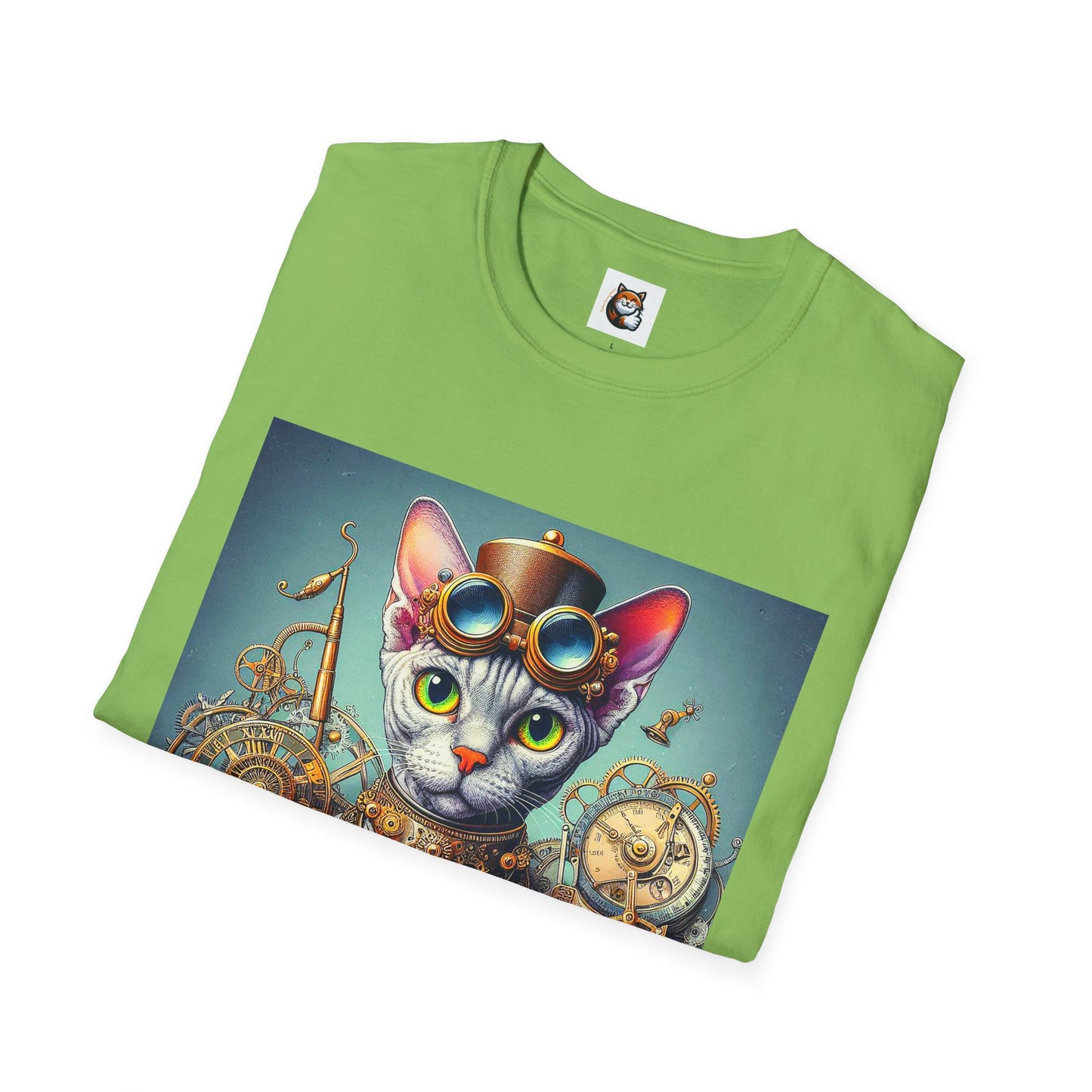Devon Rex Cat Unisex Softstyle T-Shirt