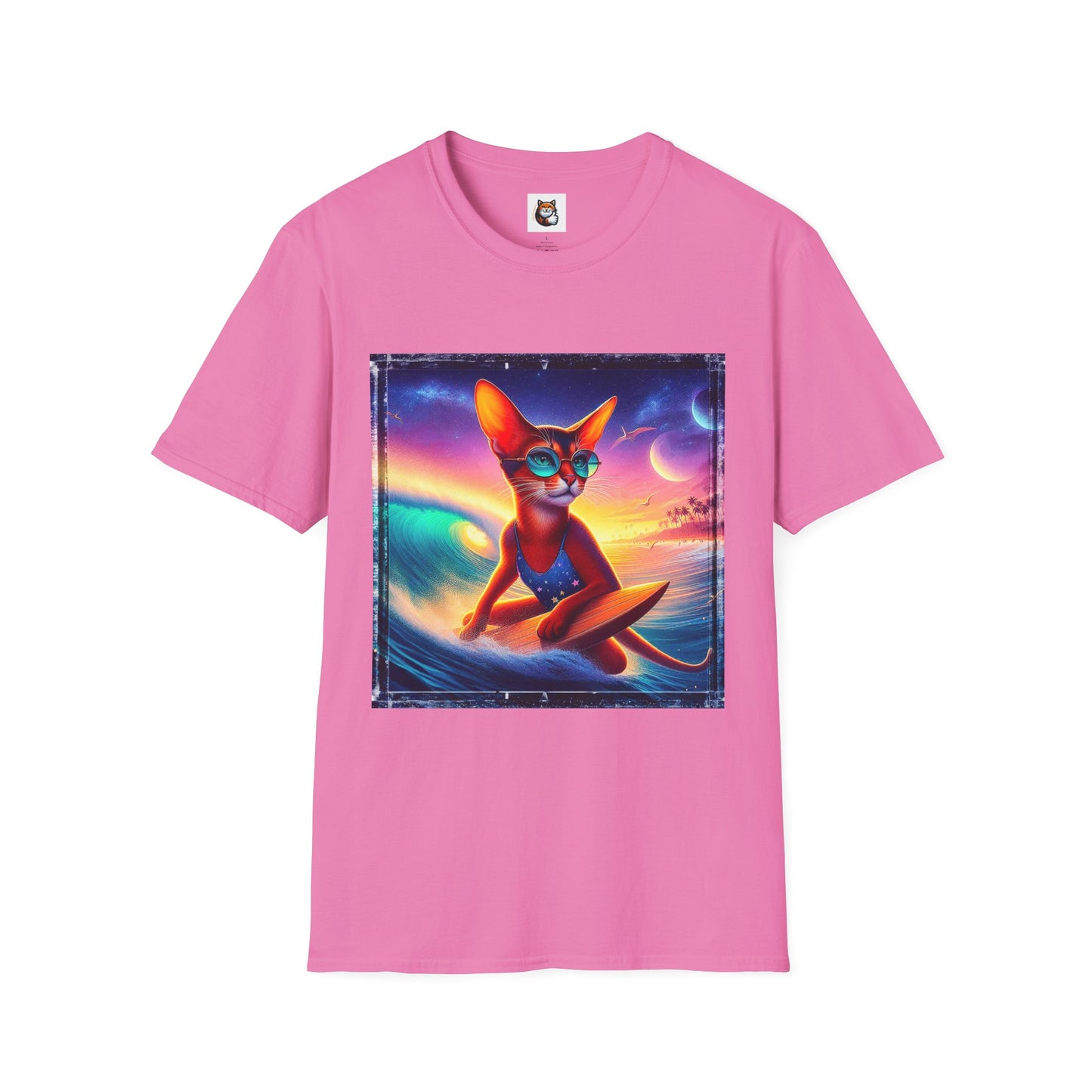 Abyssinian surfer Softstyle T-Shirt