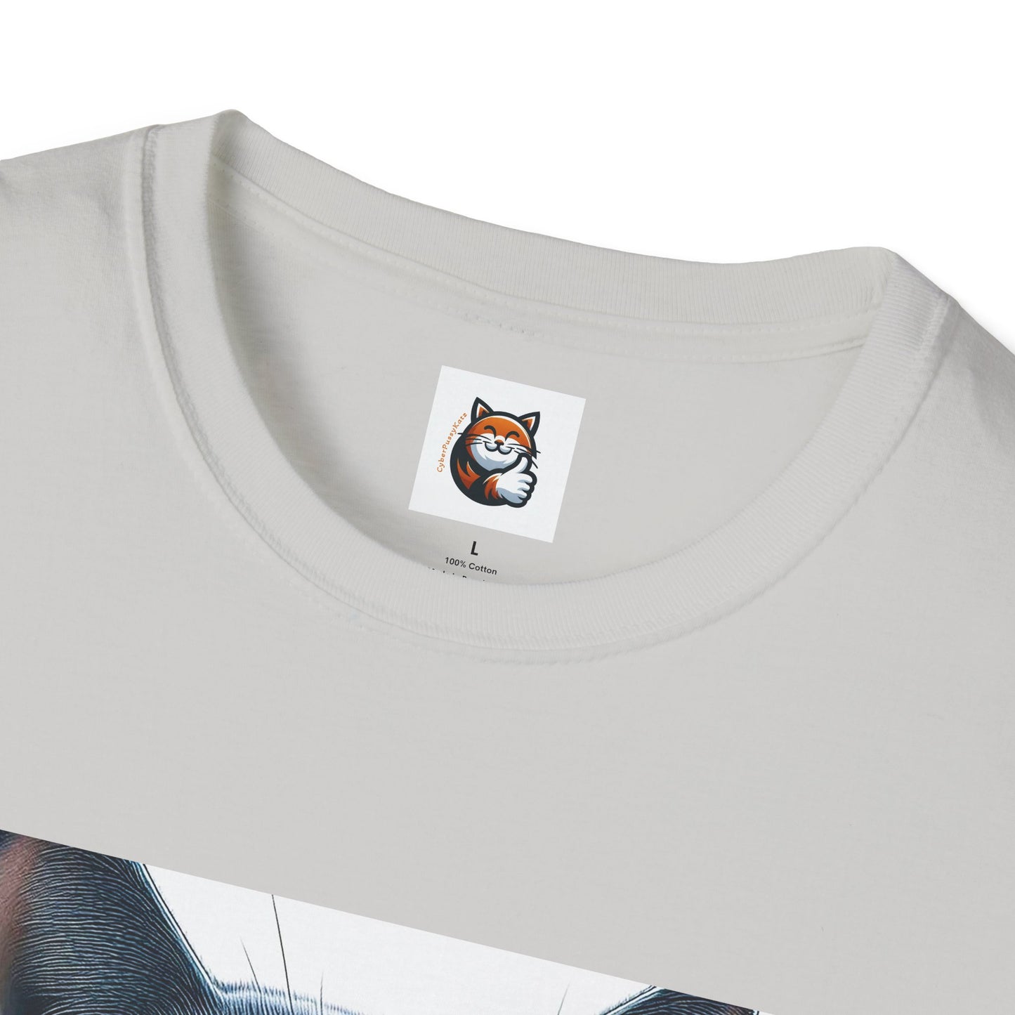 Russian Blue Cat suit and tie  T-Shirt