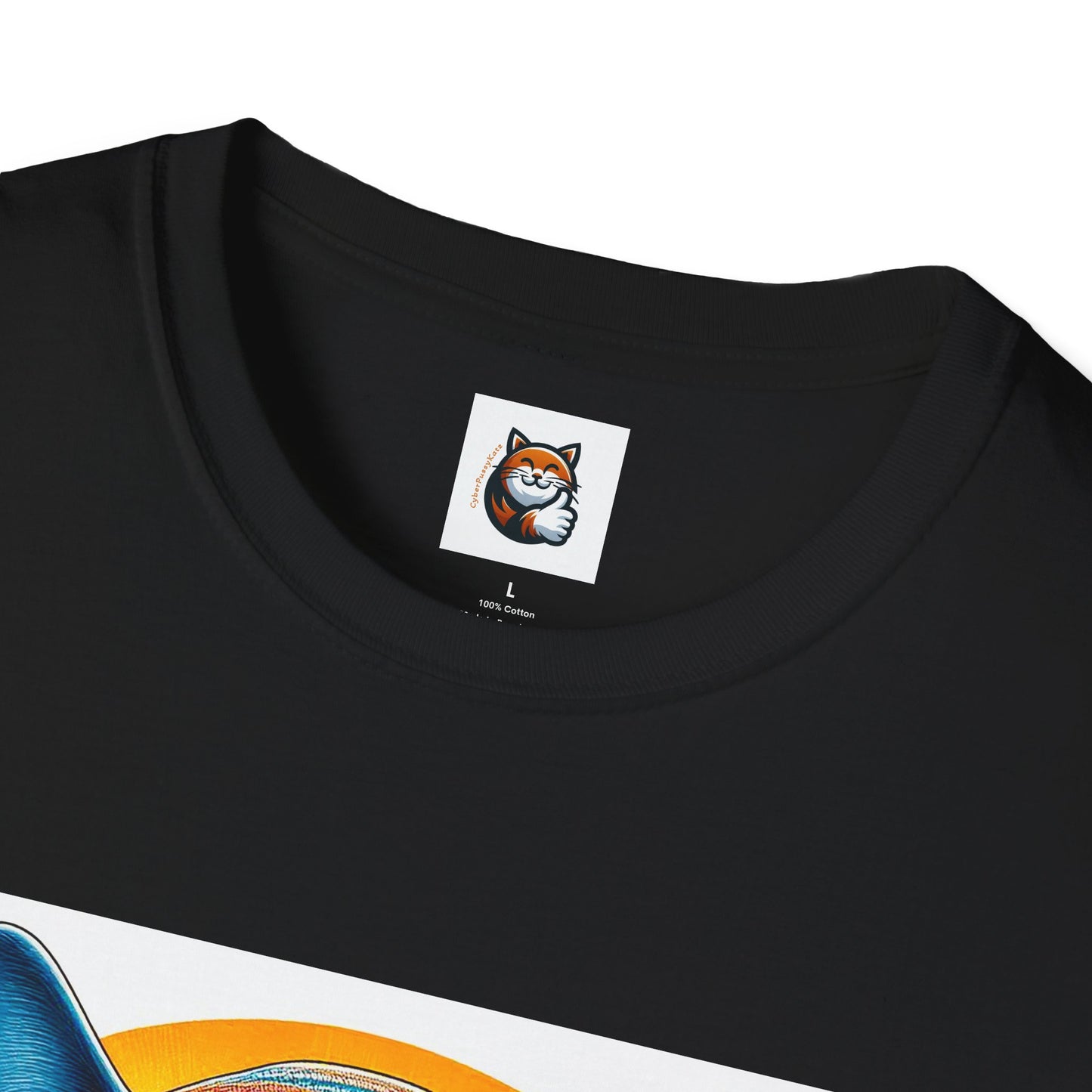 Russian Blue Cat Unisex Softstyle T-Shirt