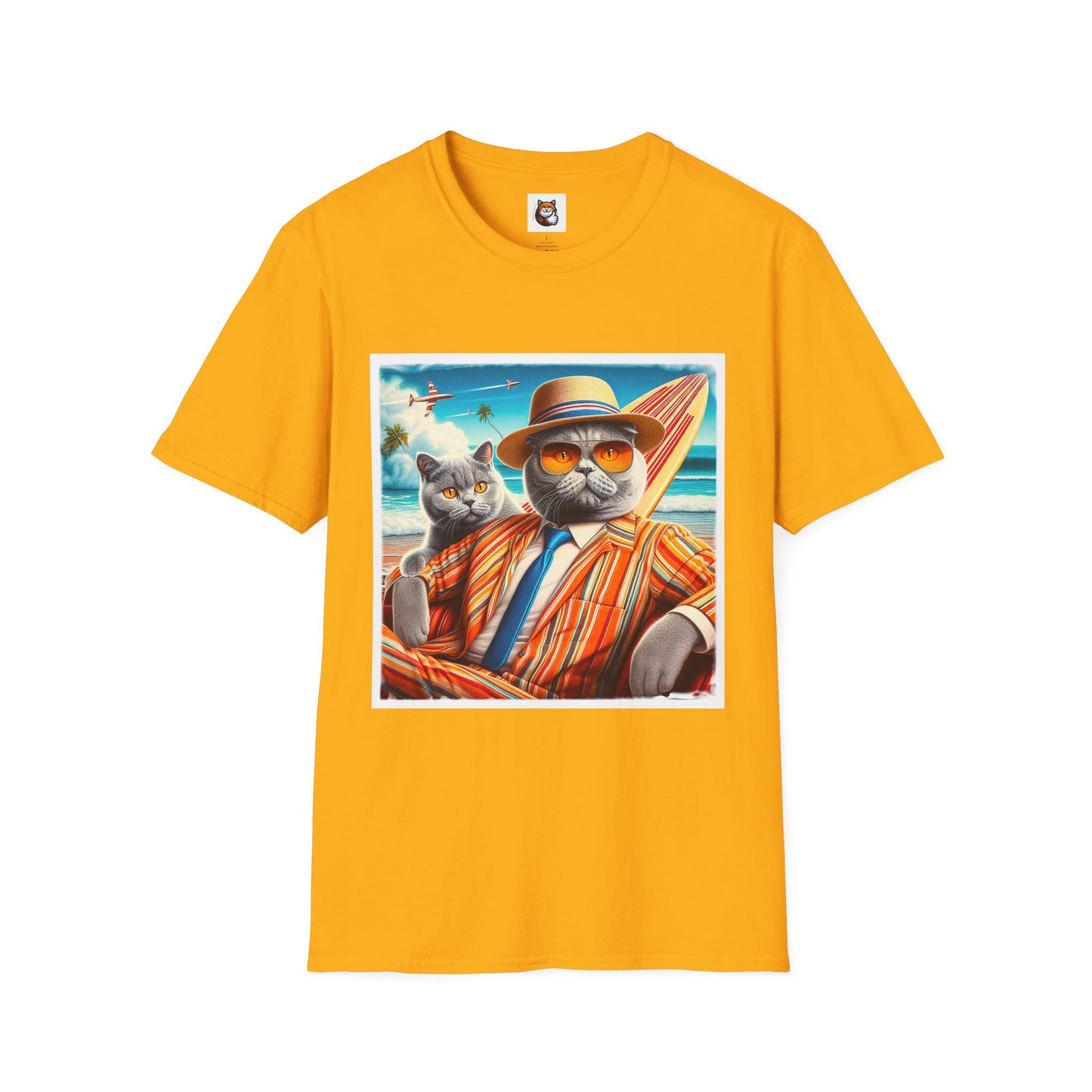 British Shorthair man in suit Softstyle T-Shirt