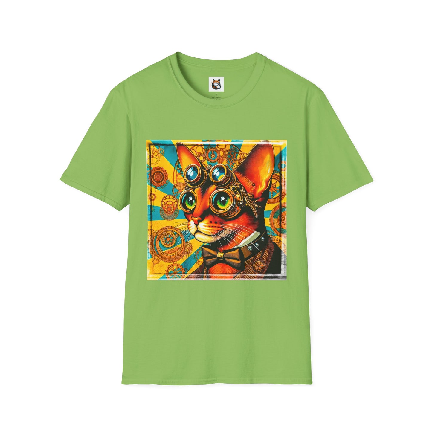 Abyssinian Unisex  steam punk Softstyle T-Shirt