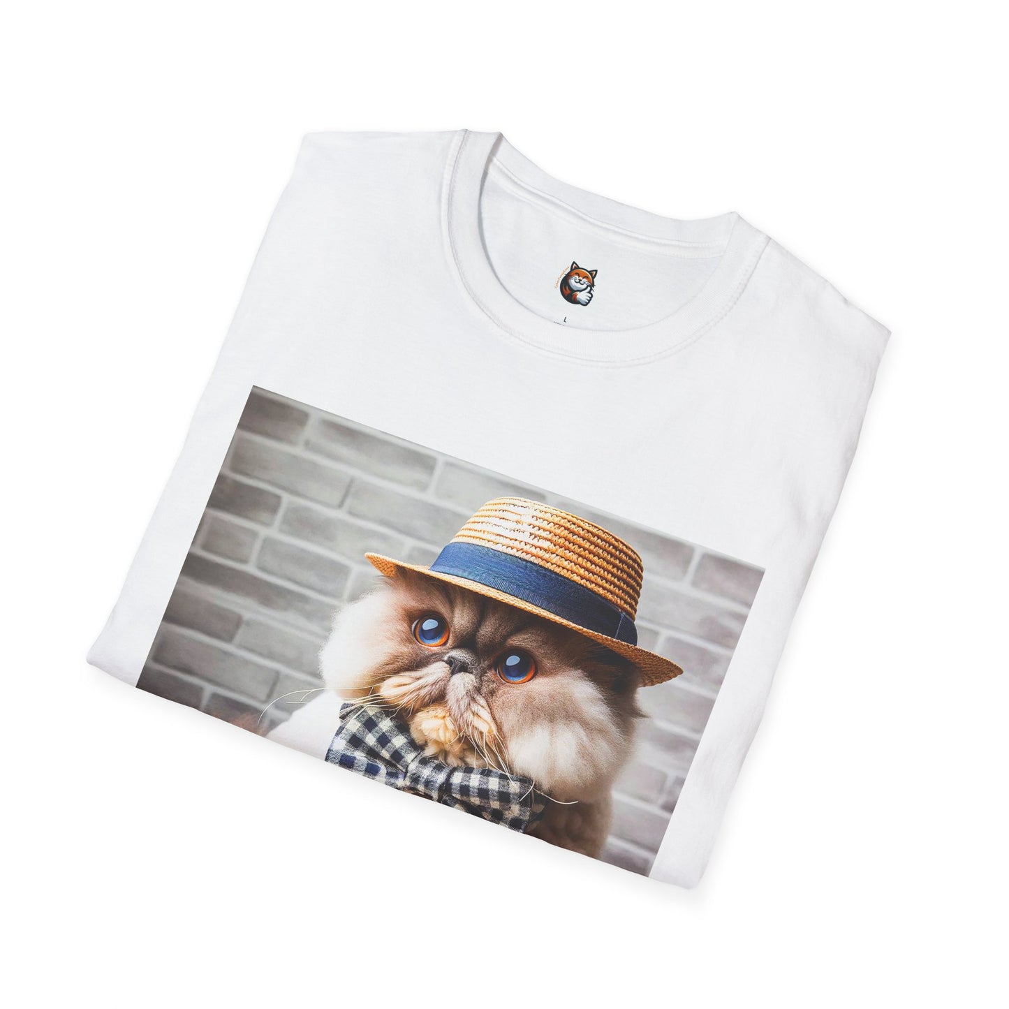 Selkirk Rex Cat T-Shirt hat and bow tie