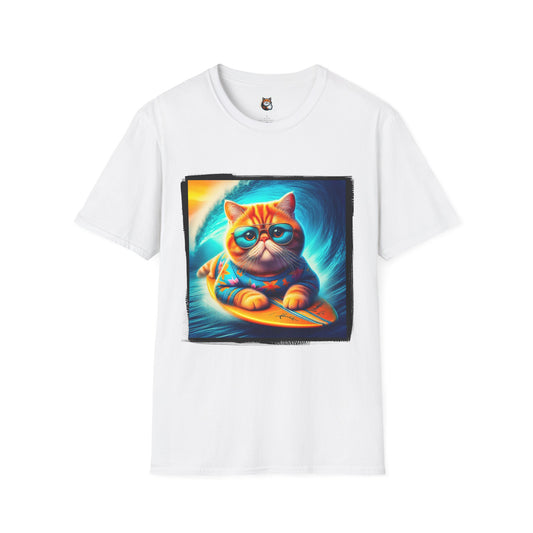 Exotic Shorthair Cat Unisex Softstyle T-Shirt