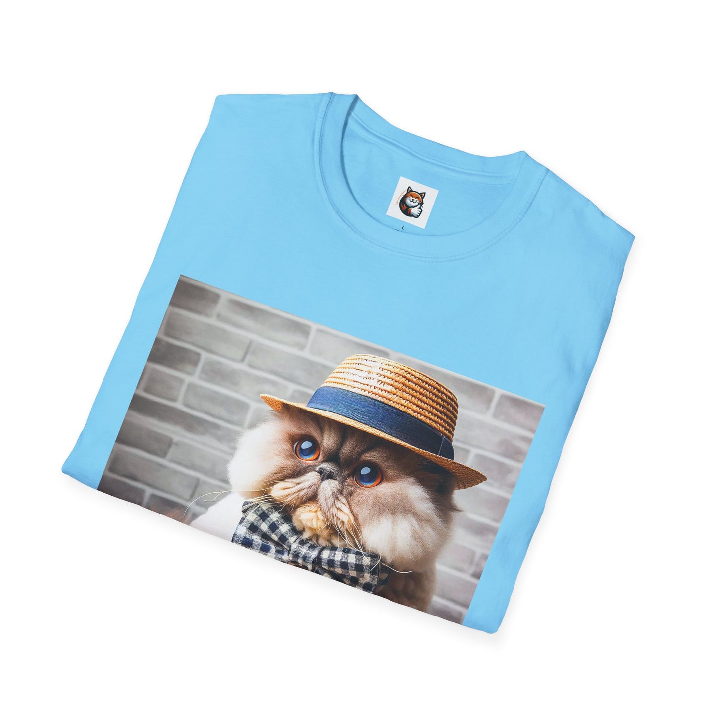 Selkirk Rex Cat T-Shirt hat and bow tie