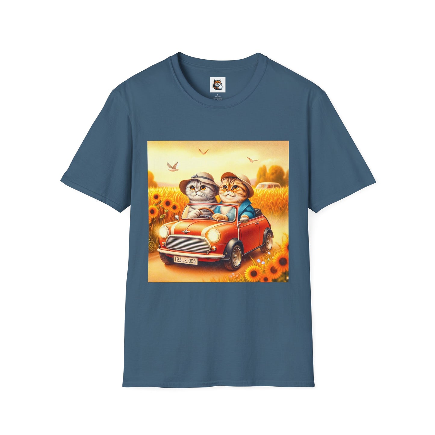 Scottish Fold pretty flowers shirt