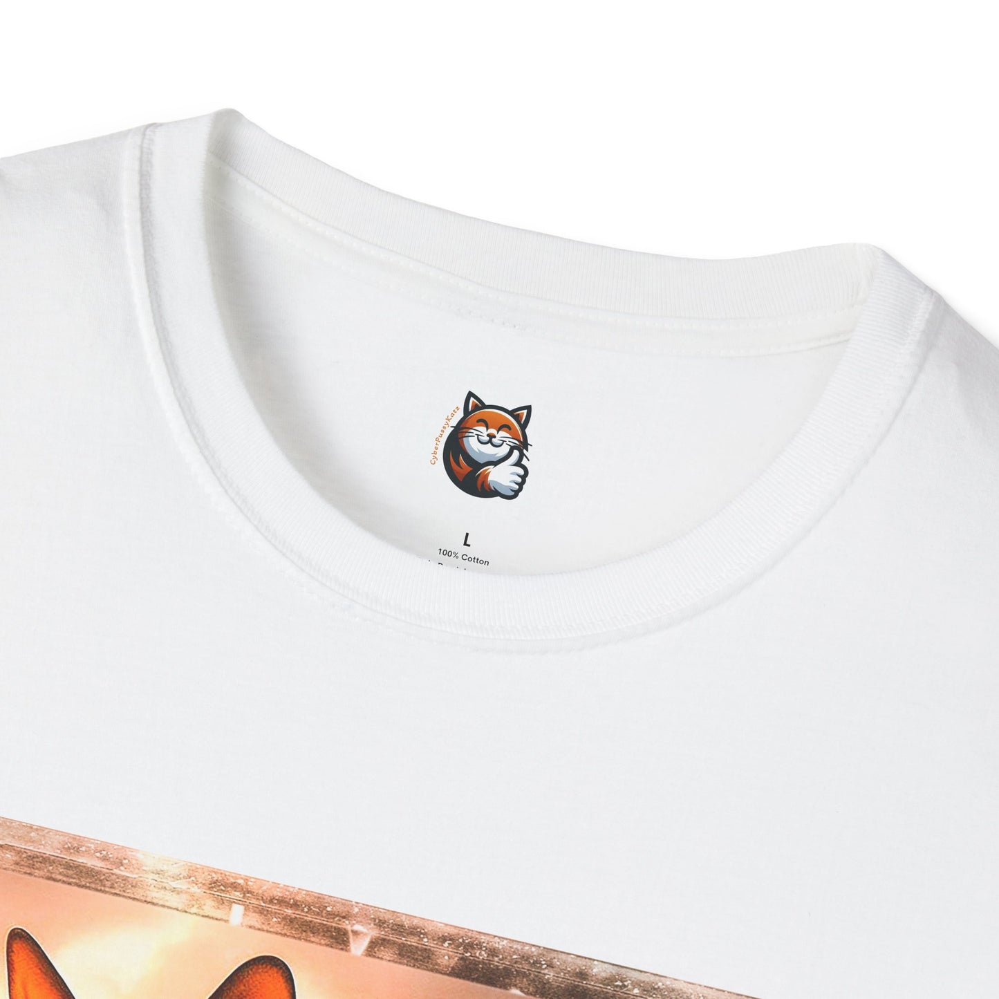Wacky  Devon Rex Cat Unisex Softstyle T-Shirt
