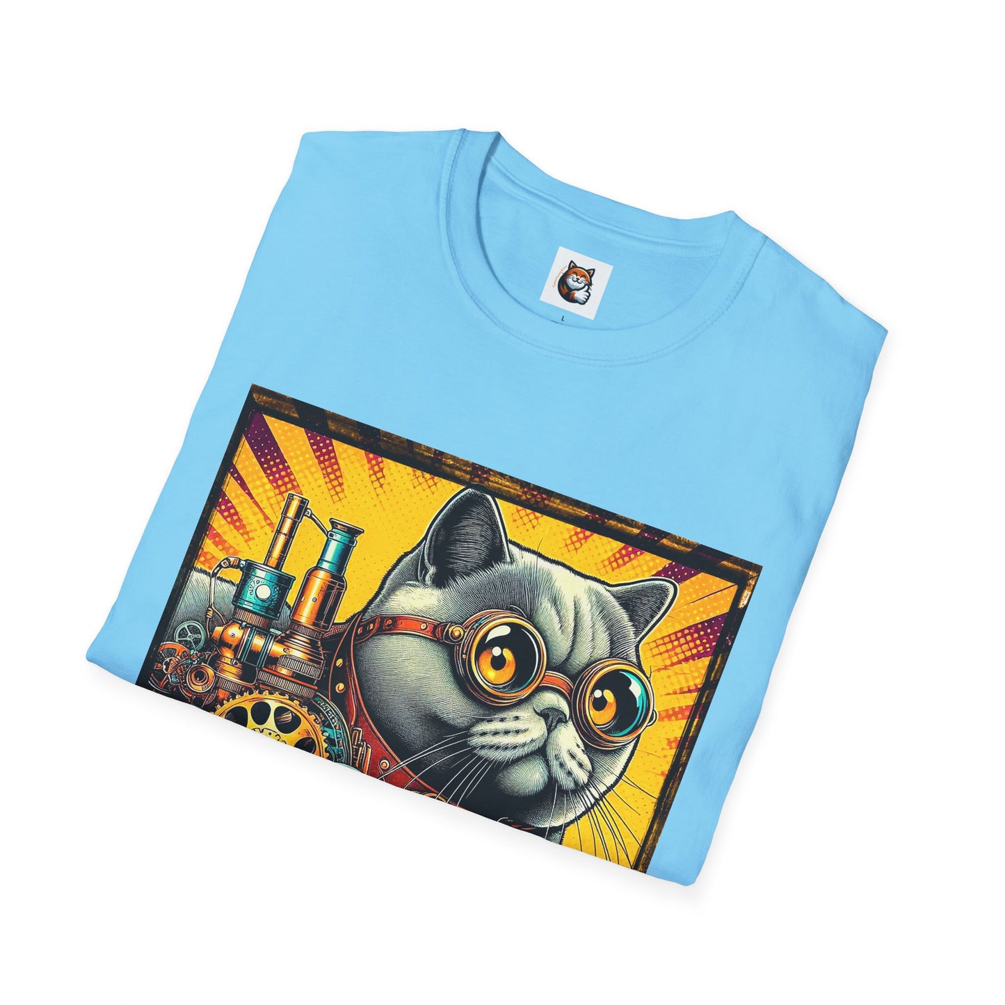 British Shorthair steam punk Softstyle T-Shirt