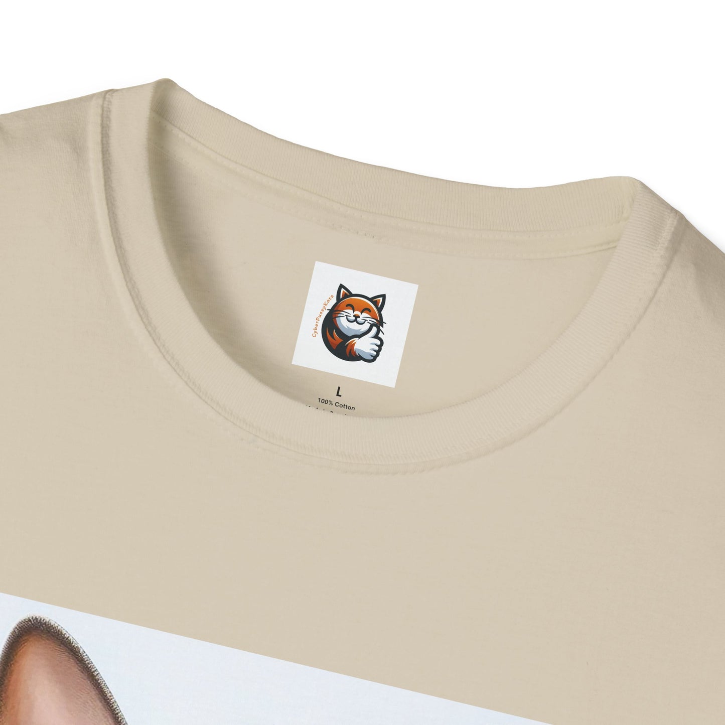 Devon Rex Cat business man Softstyle T-Shirt
