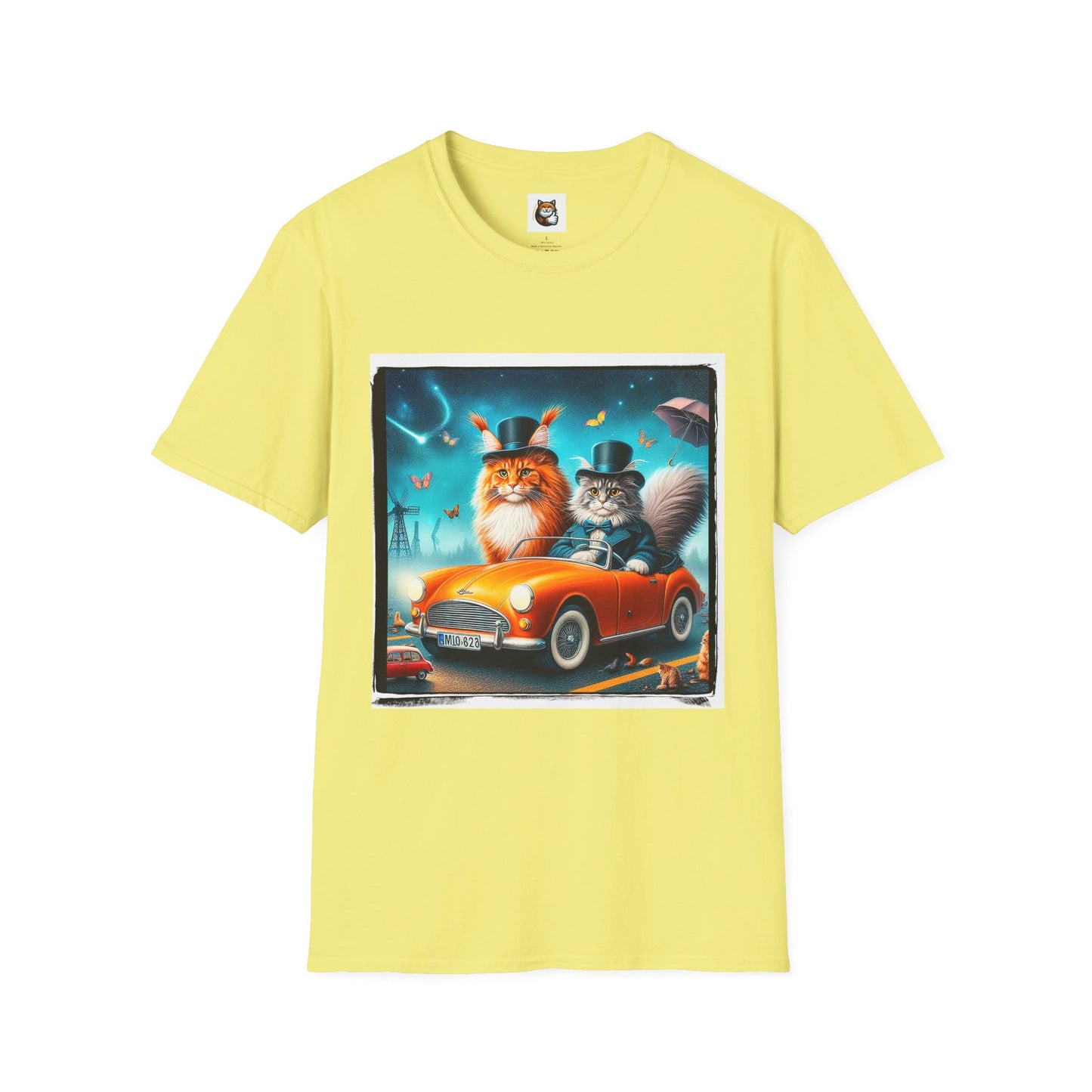 Wacky Maine Coon Unisex Softstyle T-Shirt
