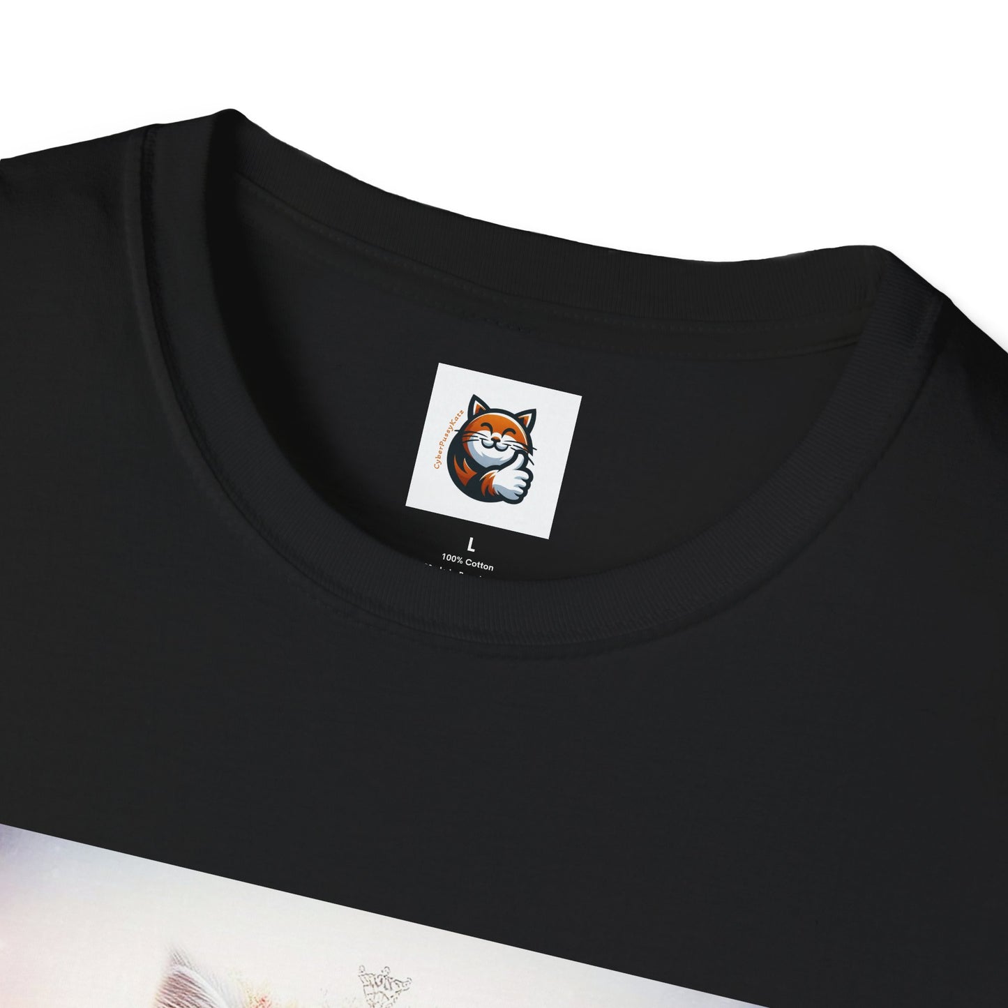 Selkirk Rex Cat T-Shirt flower Angel