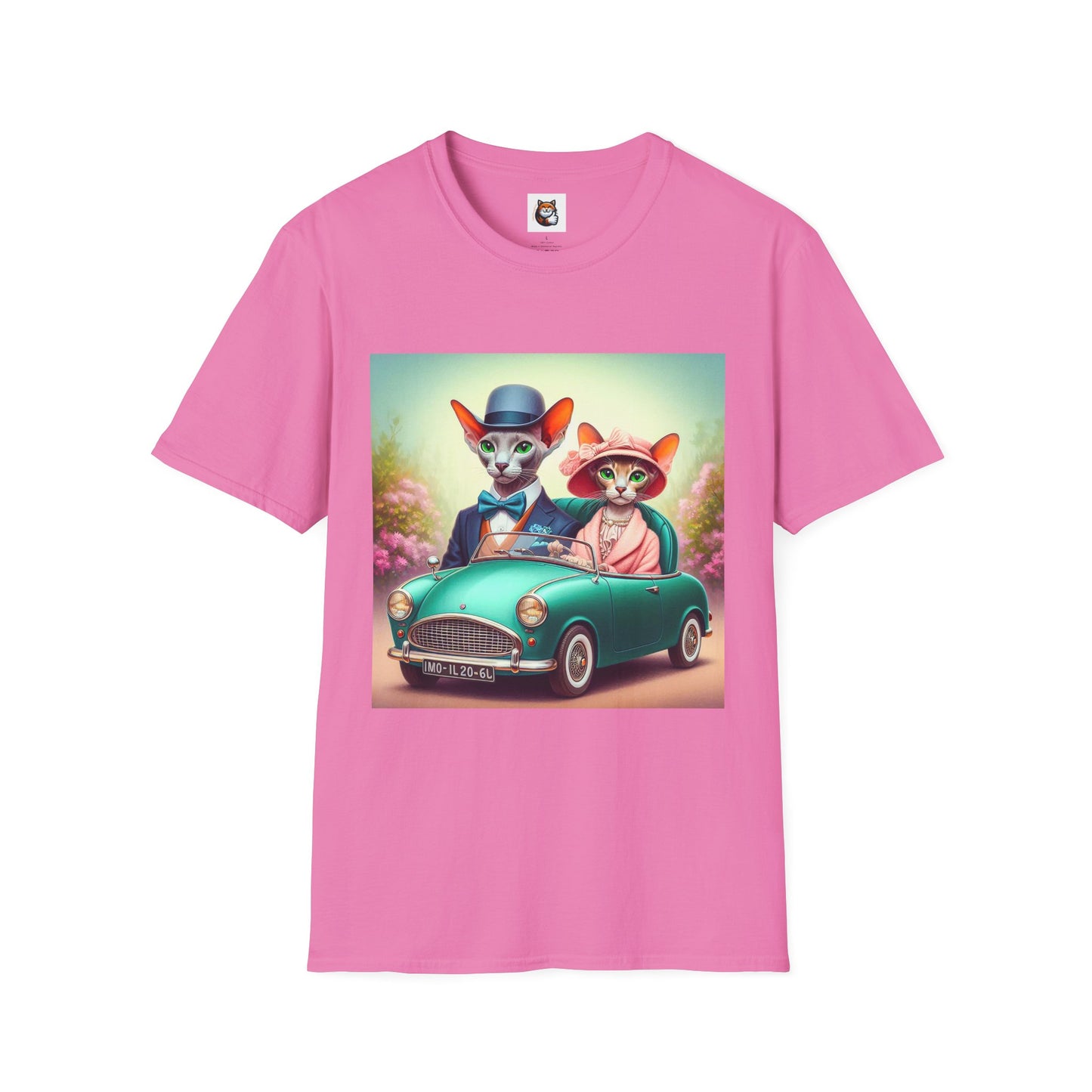 Wacky Oriental Shorthair Unisex Softstyle T-Shirt