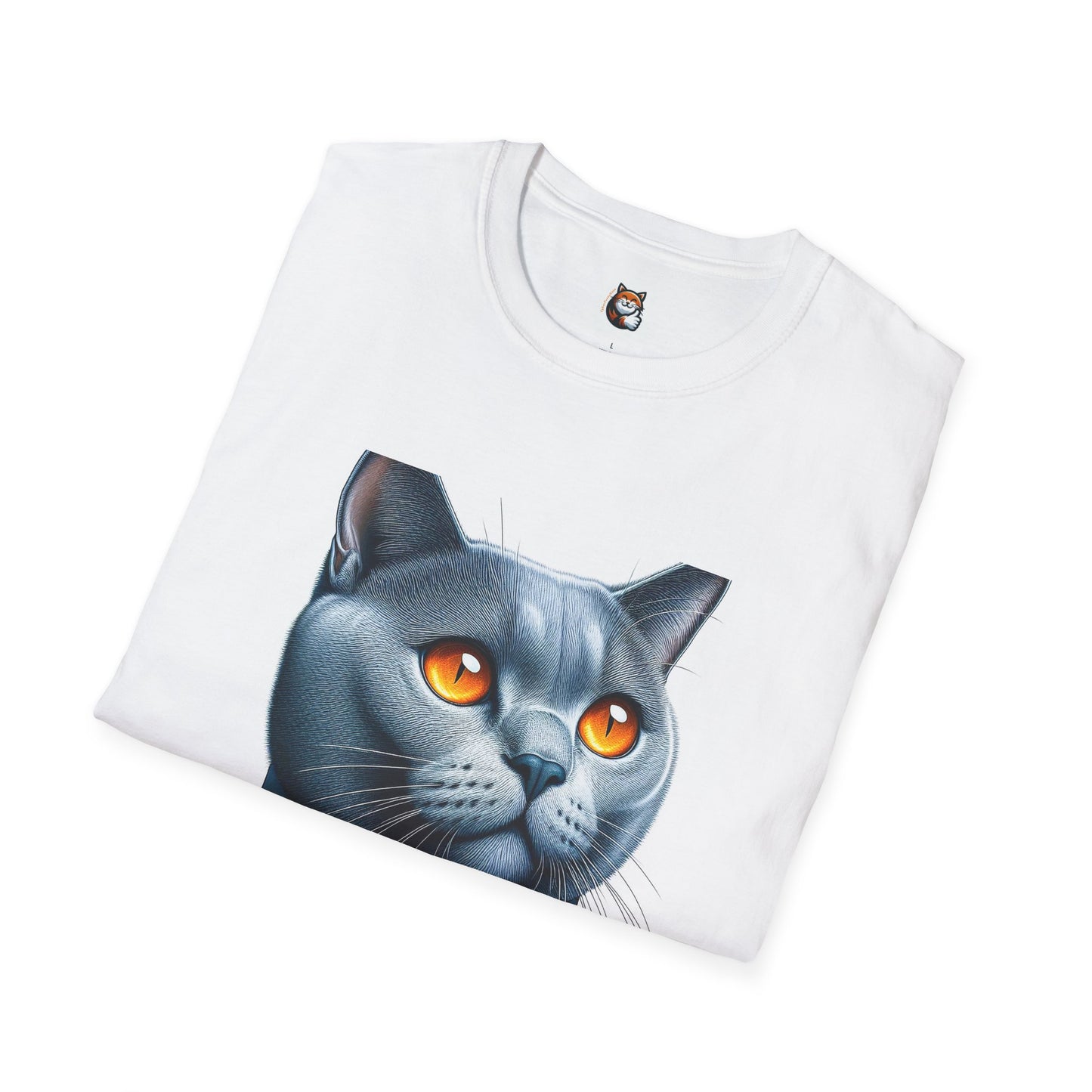 Russian Blue Cat suit and tie  T-Shirt