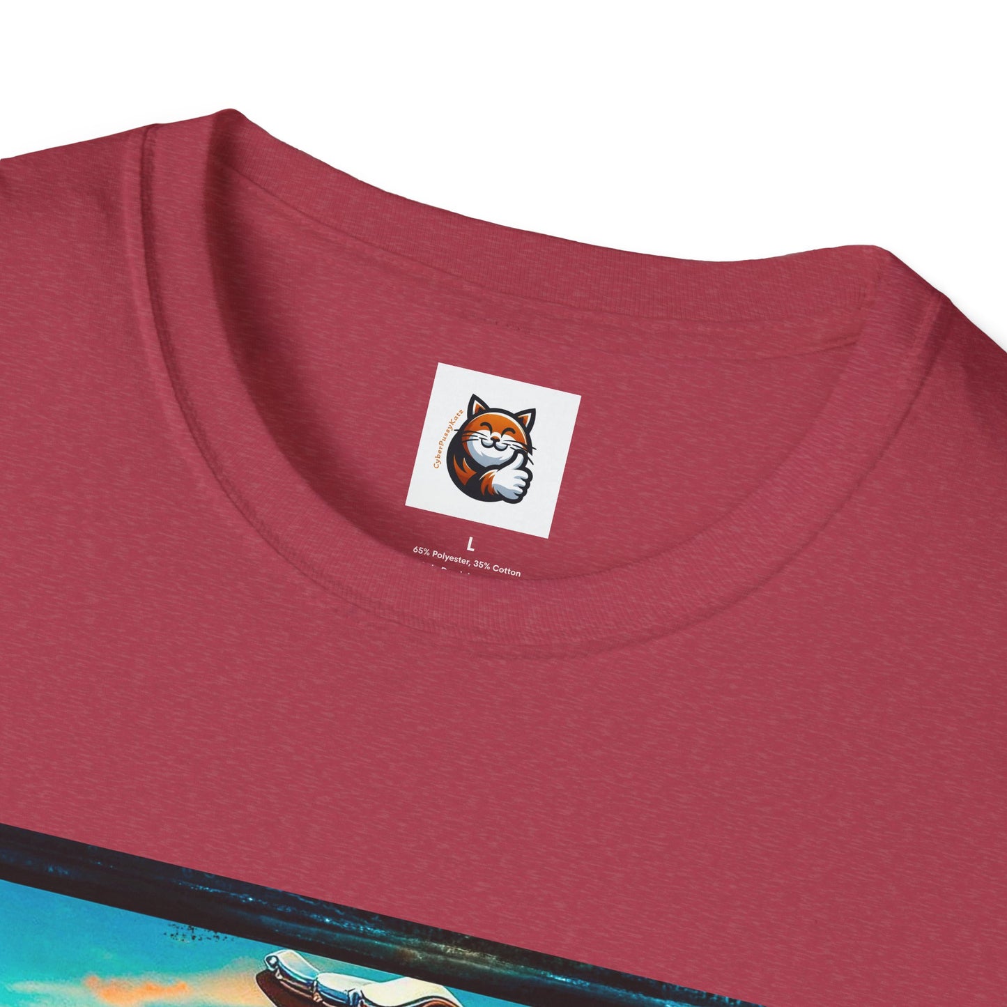 Wacky Exotic Shorthair Cat Unisex Softstyle T-Shirt