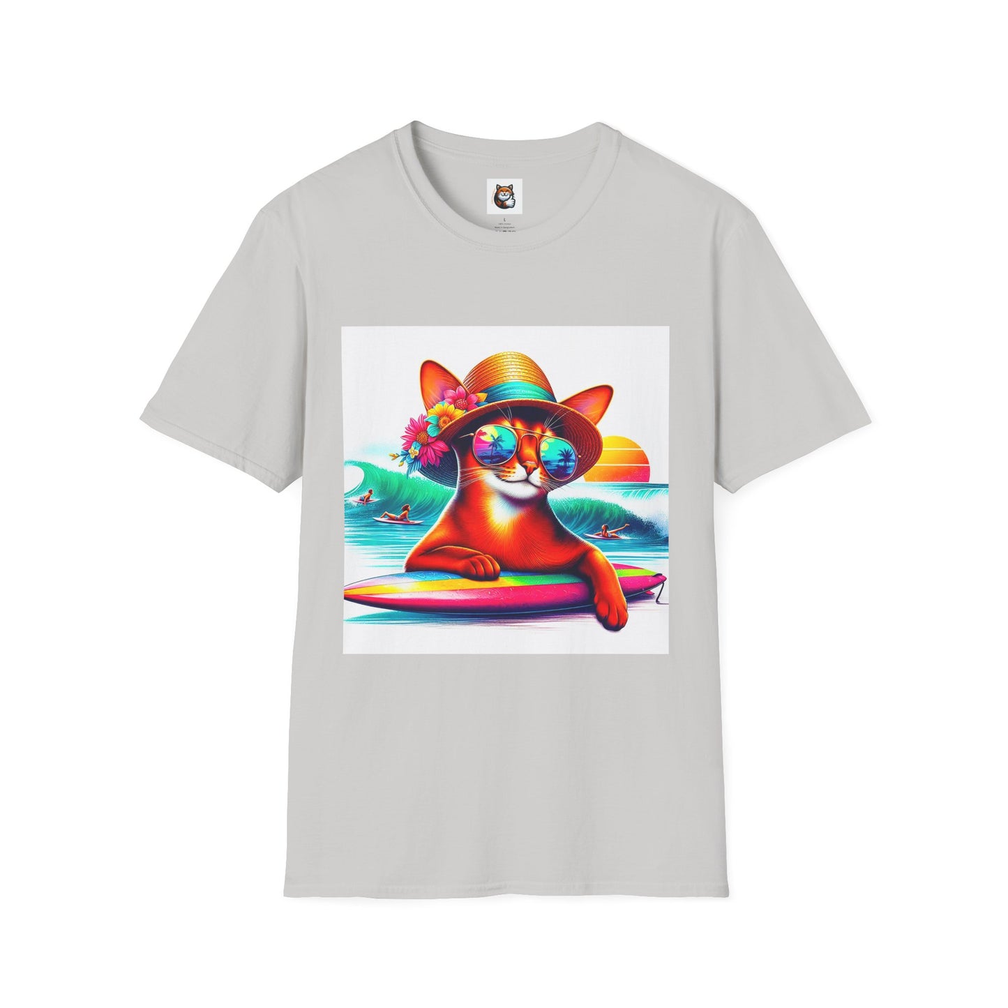 Abyssinian surfer Softstyle T-Shirt