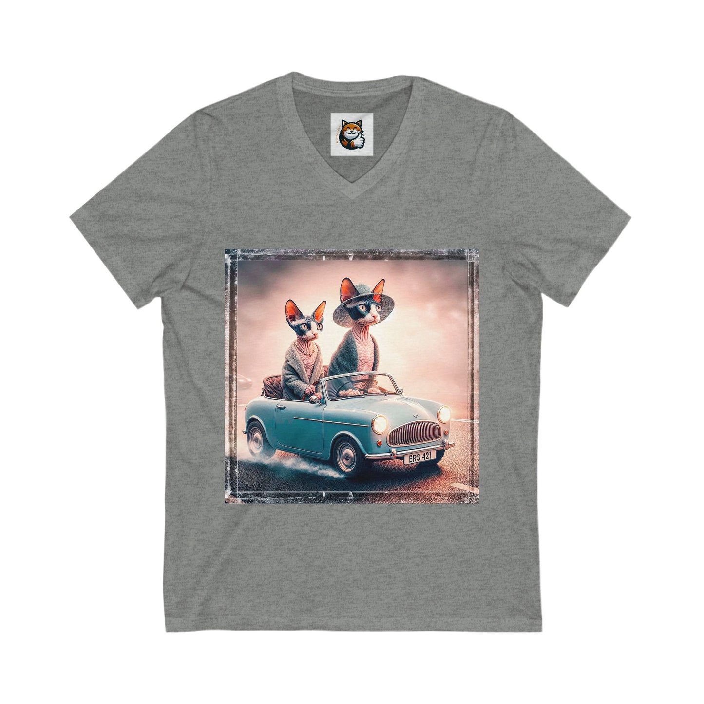 Cornish Rex Cat   Cruising Sleeve  Tee