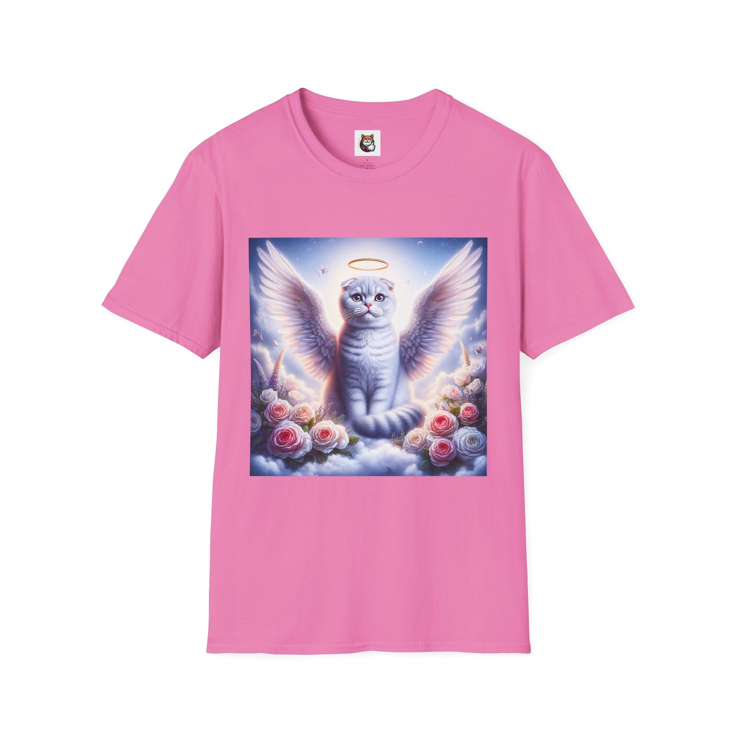 Scottish Fold Cat heavenly Angel T-Shirt